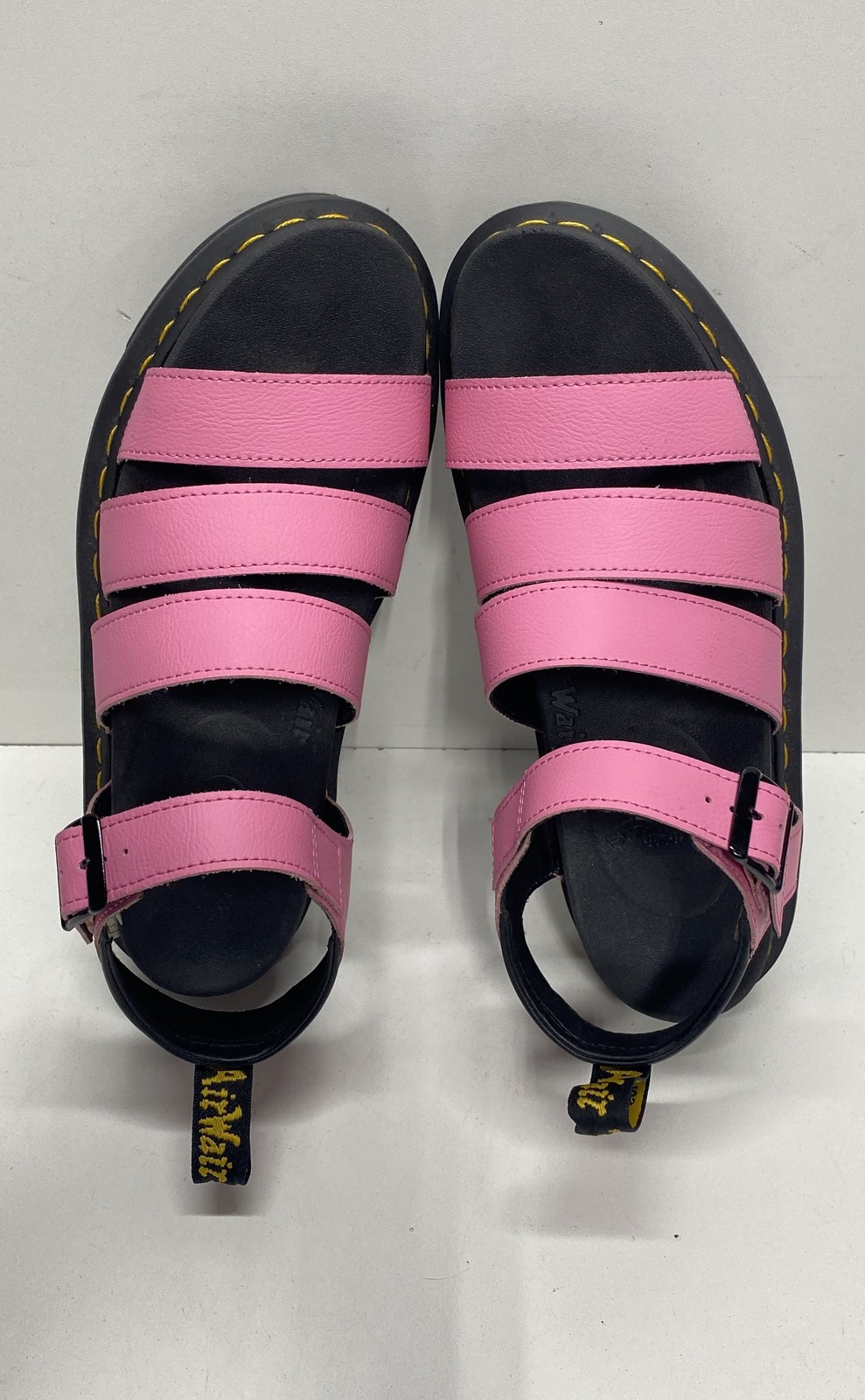 Dr. Martens Blaire Pink Leather Platform Gladiator Sandals Women’s Size 10