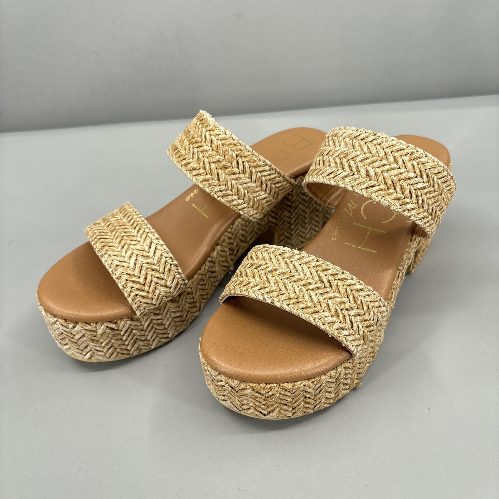 Beach By Matisse Sandals Shoes Womens Size 9 Beige Ocean Ave Platform Slide