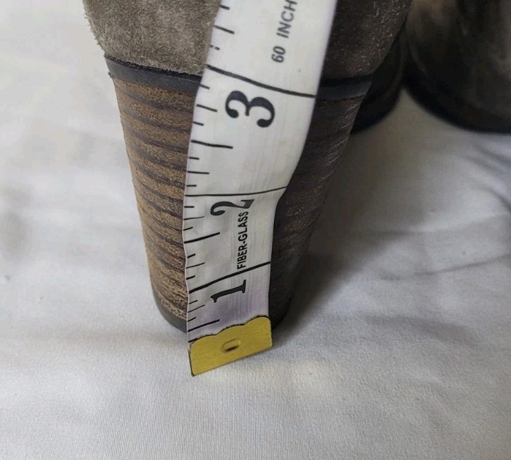 Paul Green Jax Suede Heeled Classic Designer Boho Ankle Boots Size 8.5