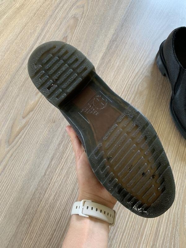 Women Dr Martens Boots Black Leather 38.5 #3KT2