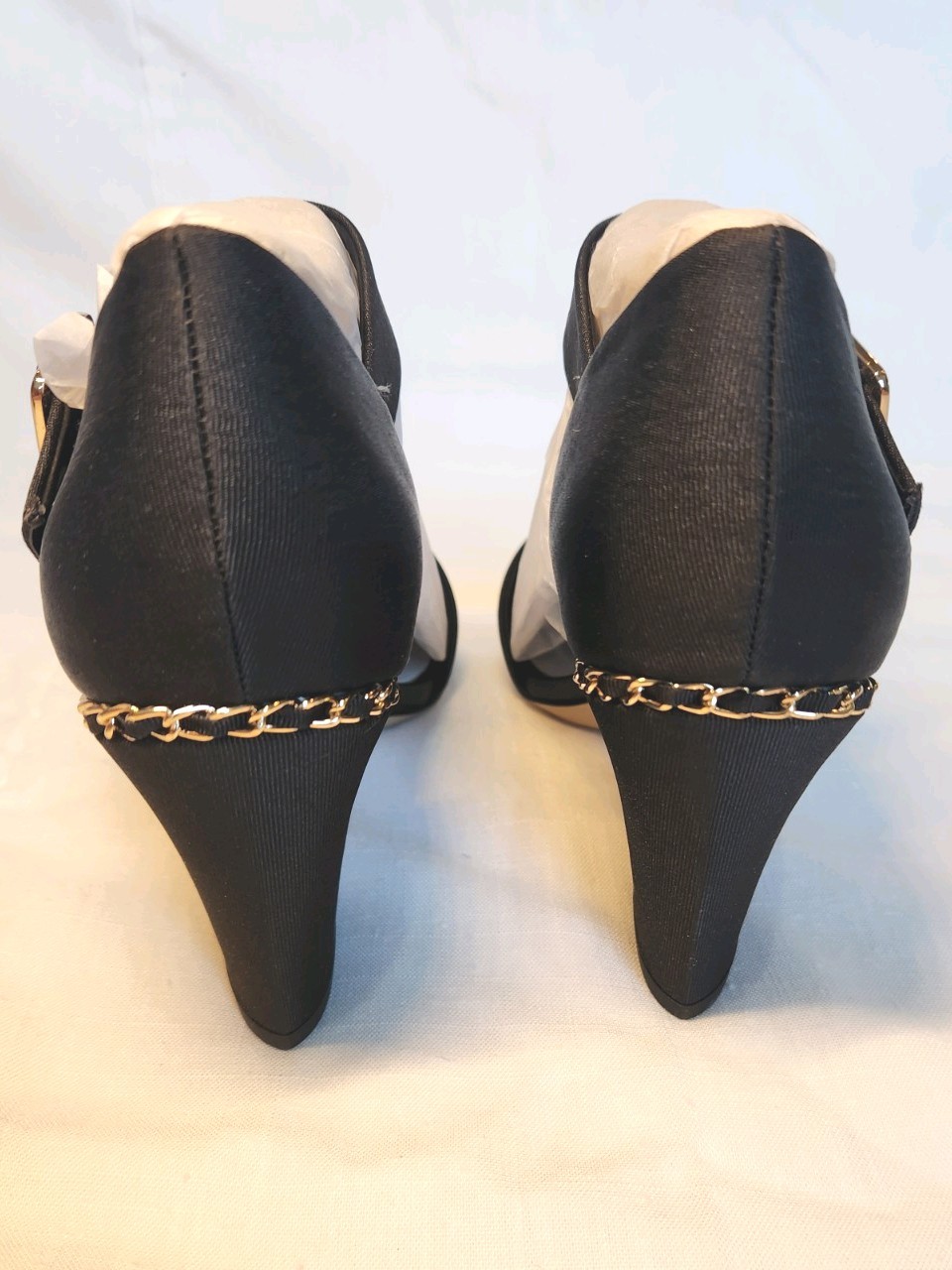 Franco Sarto Ofelia Womens High Heeled Open Dress Sandals Black Size 9.5 Strappy