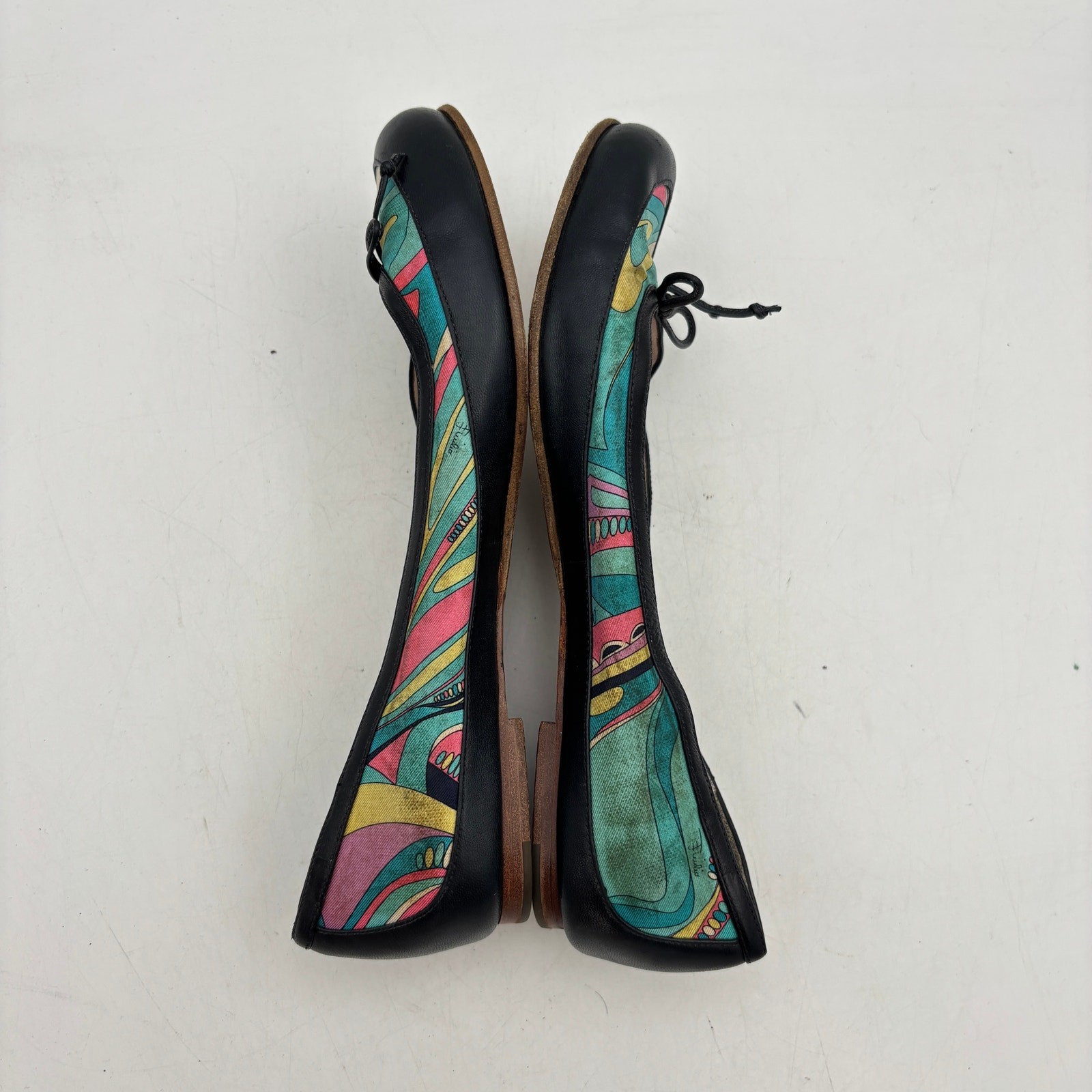Vintage Emilio Pucci Firenze Printed Ballet Flats Women’s 37.5