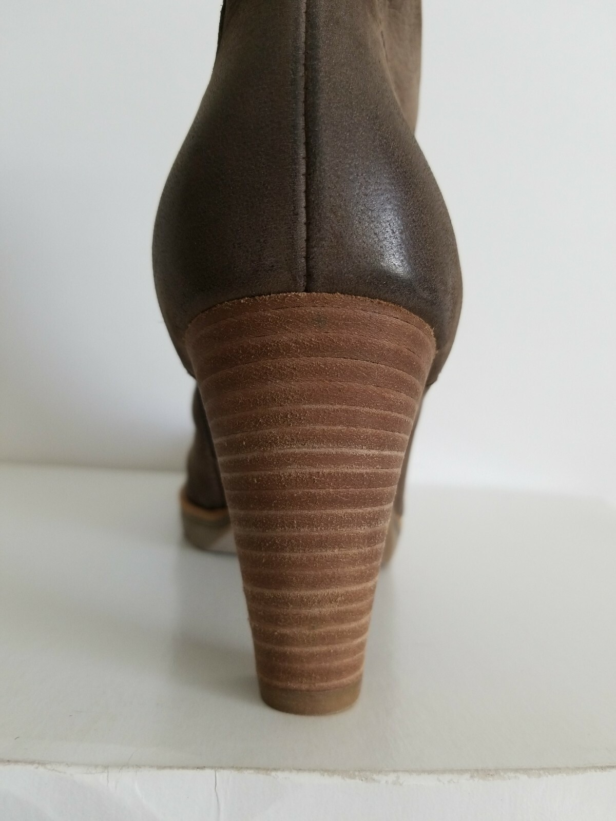 PAUL GREEN GINA GRAPHITE SPORT NUBUK GATHERED ANKLE BOOTS US 8.5 I LOVE SHOES