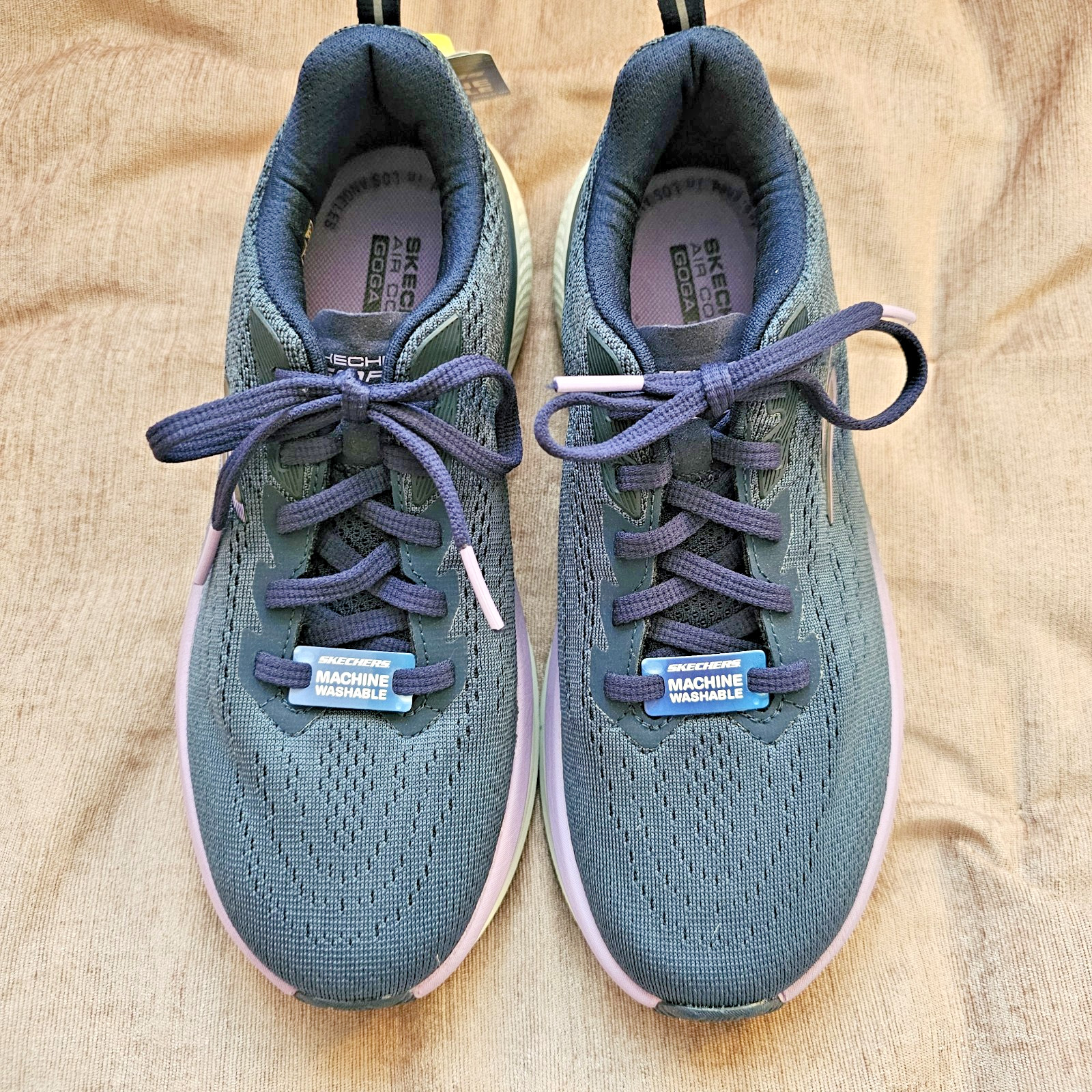 Skechers Women’s GO Run 2.0 Elevate Ombre Sneakers Navy/Lavender US size 6