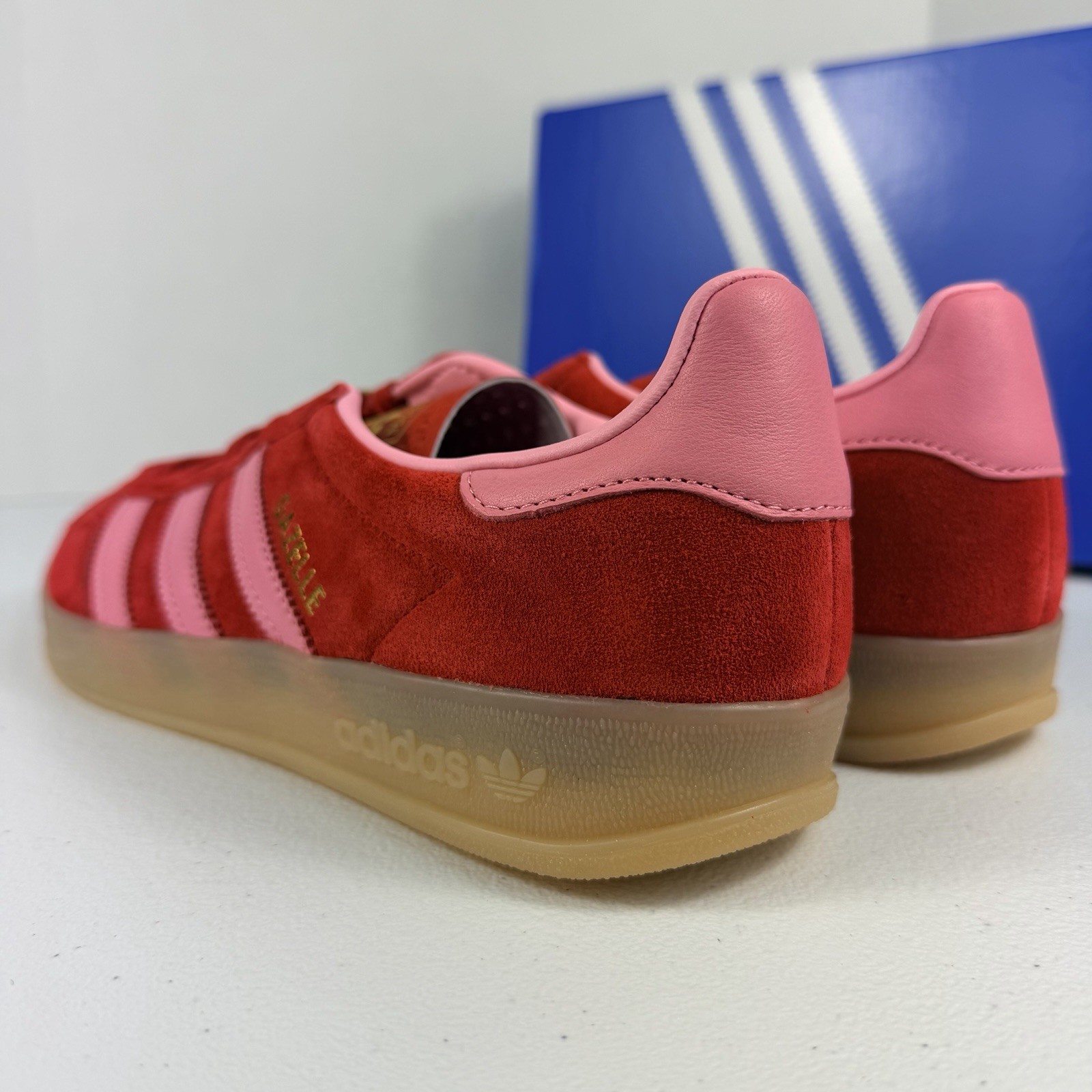 Adidas Gazelle Indoor Red Better Scarlet Light Pink IH6797 Women’s 6-12