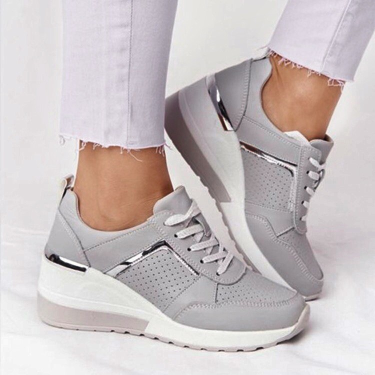Europe and the United States large size sports new thick sole casual shoes strap