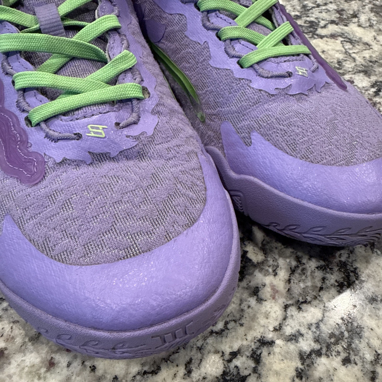 PUMA Stewie X 3 Lace Em Up Basketball Womens 13.5 Purple Sneakers 311346-01