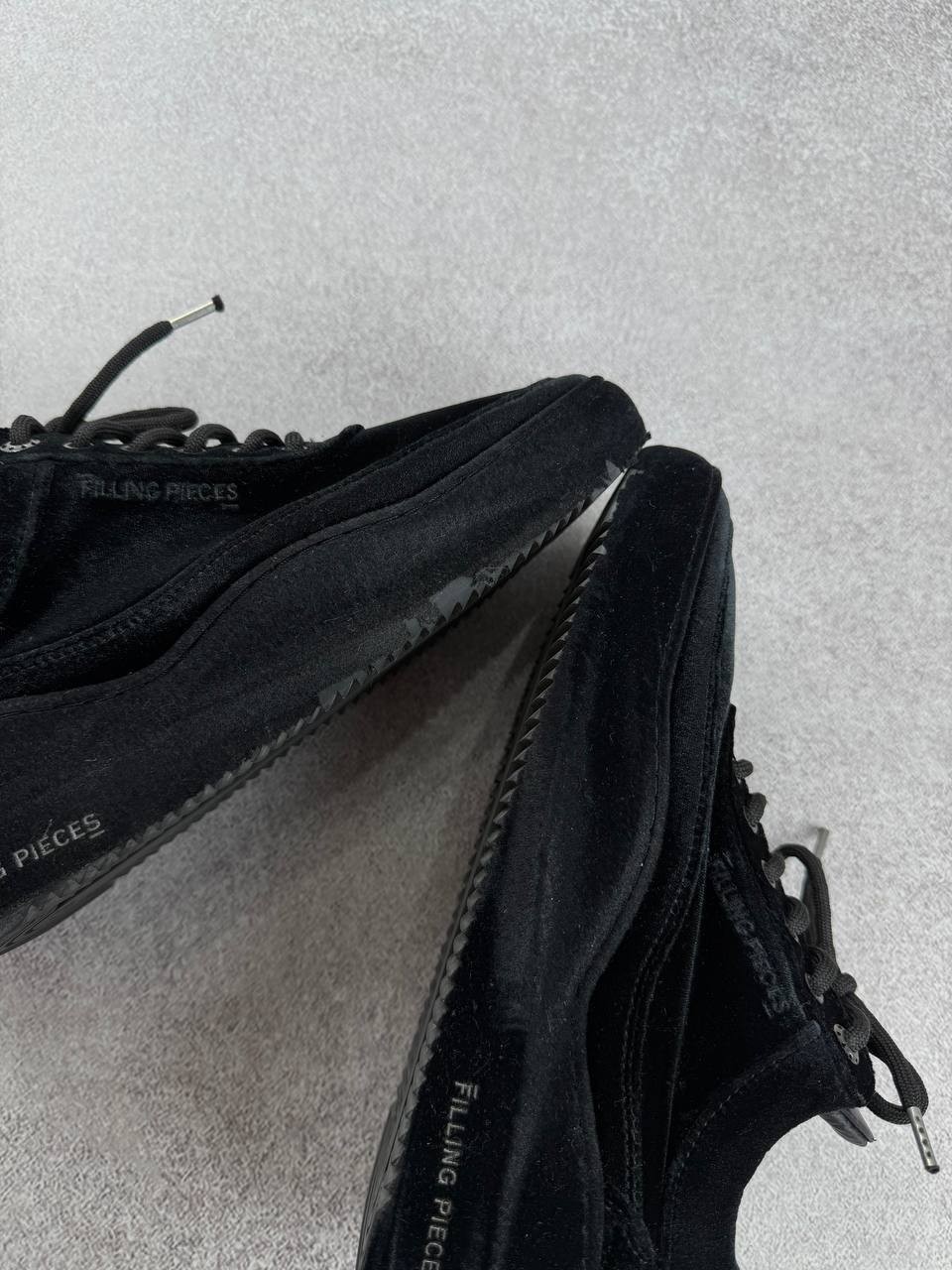 Filling Pieces Low Eva Velvet Black Sneakers Size 38 Duties Paid (USA)