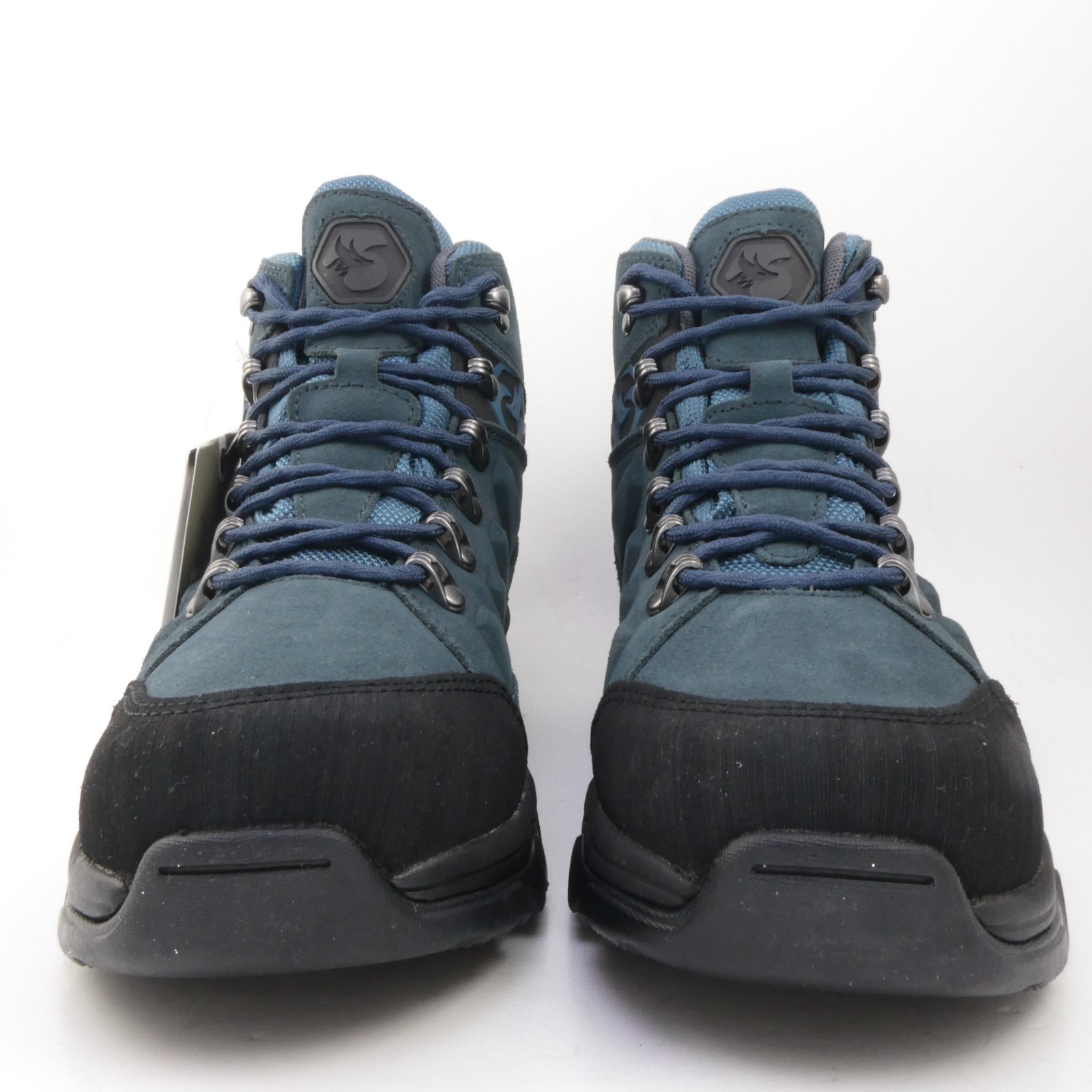 Foxelli Women’s US 8.5 Hiking Boots – Waterproof Breathable Suede Leather Blue