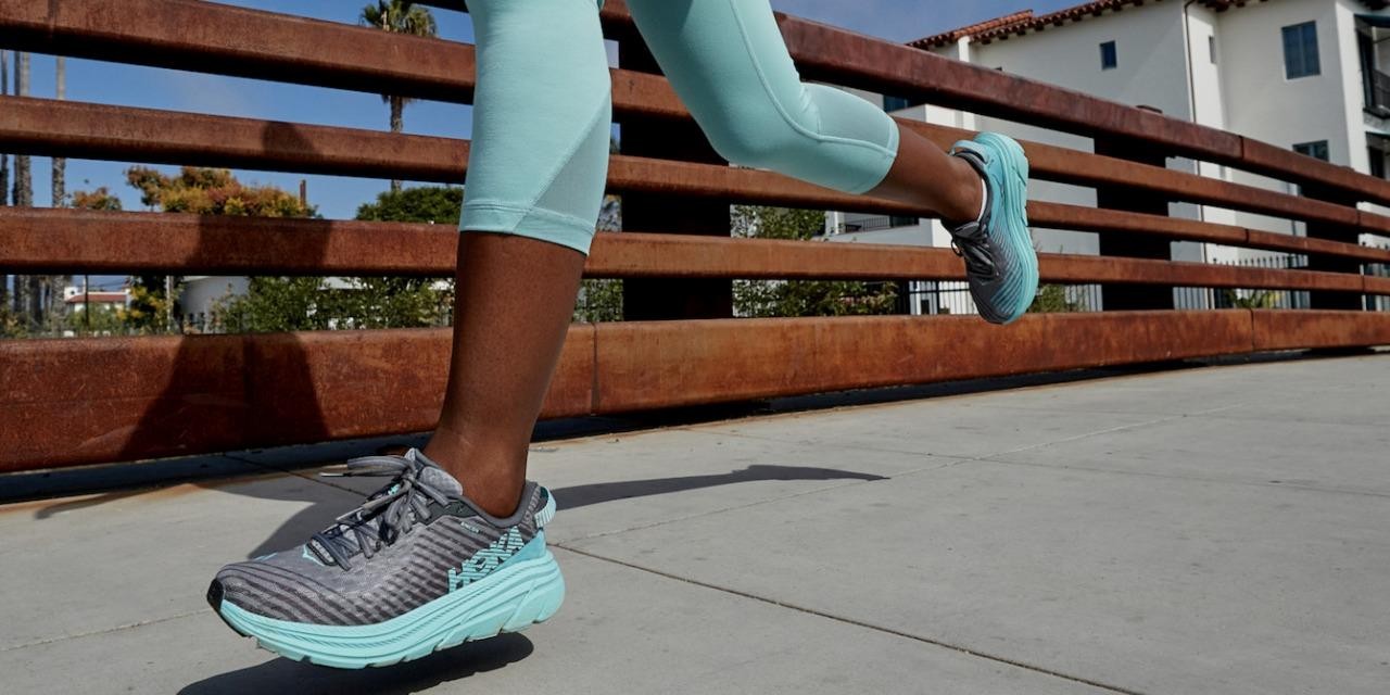New Women’s Hoka One One Rincon Running Shoes Size 9-11 Gray/Aqua 1102875