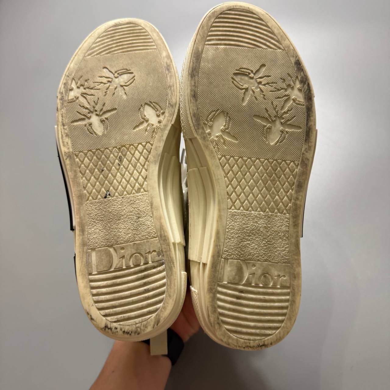 Dior B23 Monogram High-top Sneakers Size 37