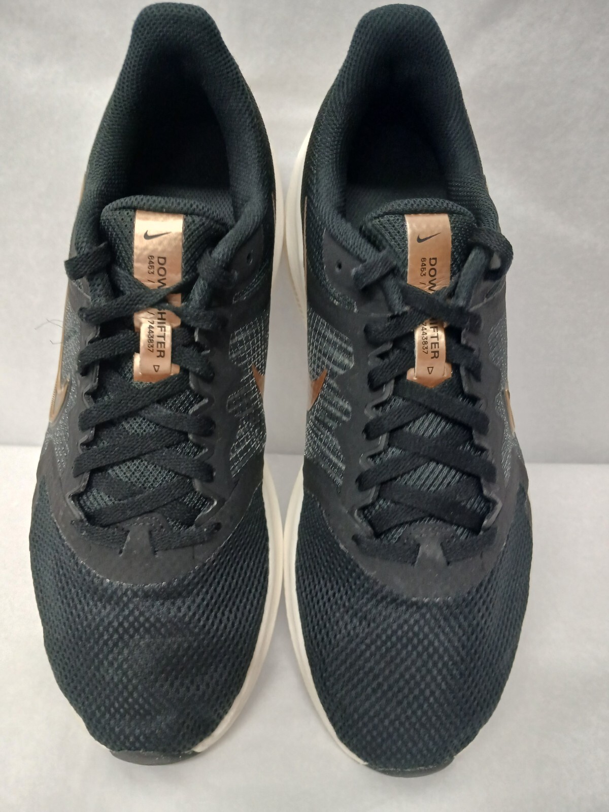 Nike Womens Downshifter 11 Running Shoes CW3413-002 Black Copper Coin Sail Sz 10