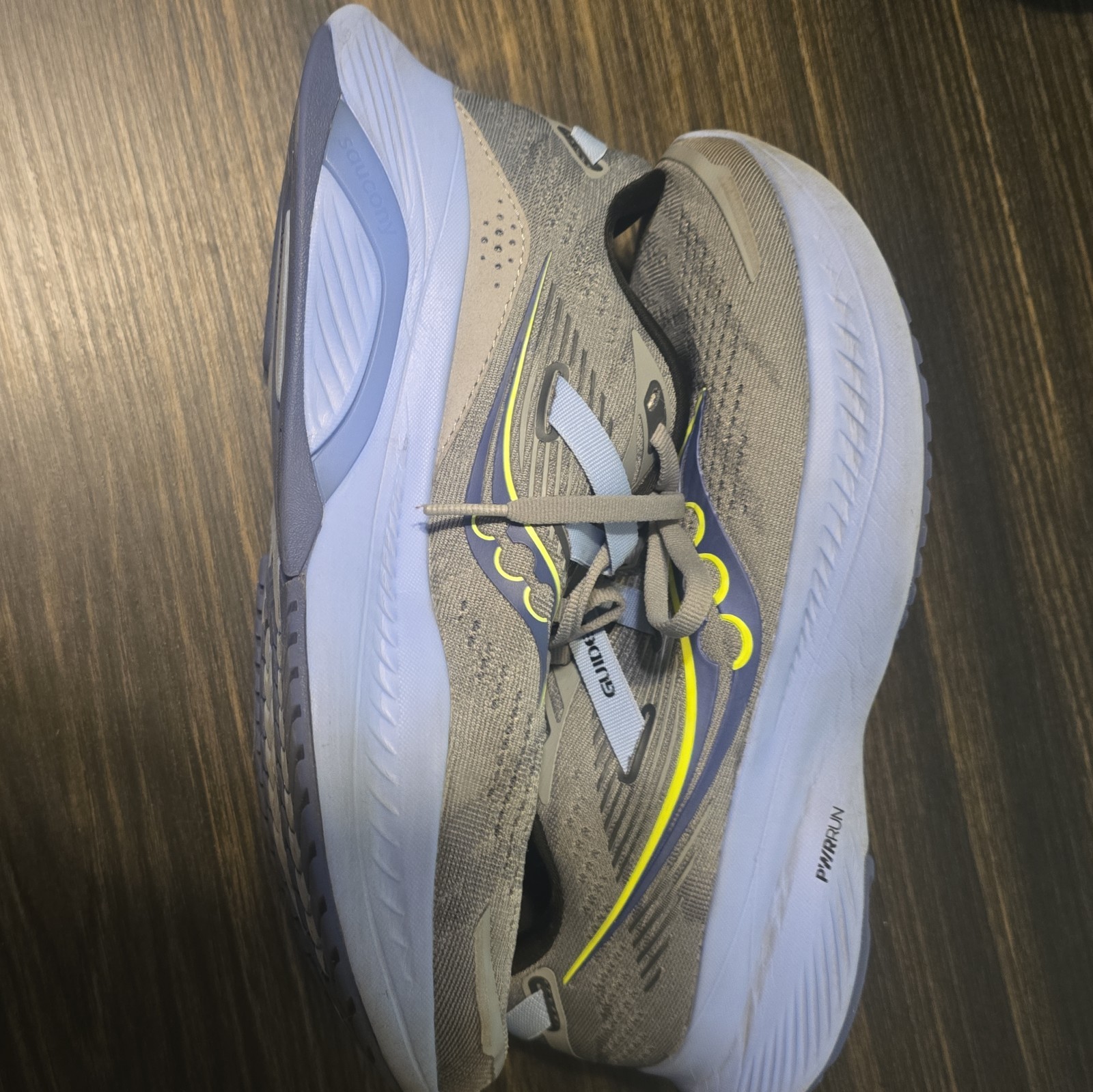 Saucony Guide 16 Womens Size 8.5 US Gray Blue Running Shoes Sneakers