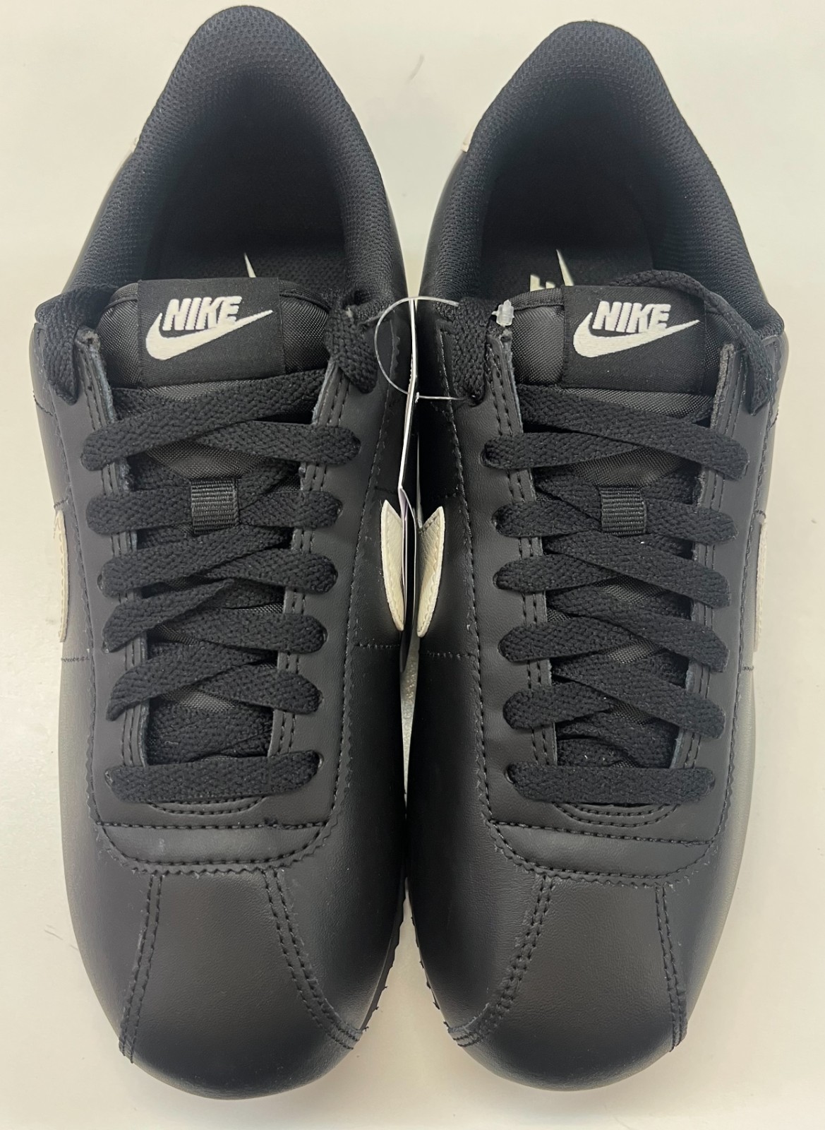 Nike Cortez Leather Black Pale Ivory Women’s Size 5.5-12