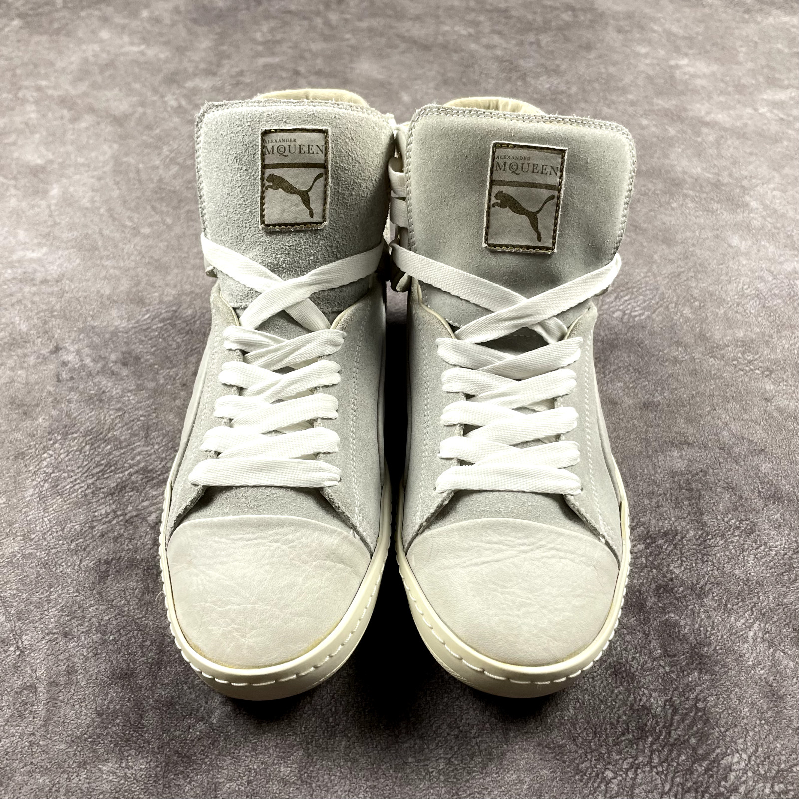 Alexander McQueen Puma High-Top Suede Women’s Sneakers White Ivory 37 in Romania
