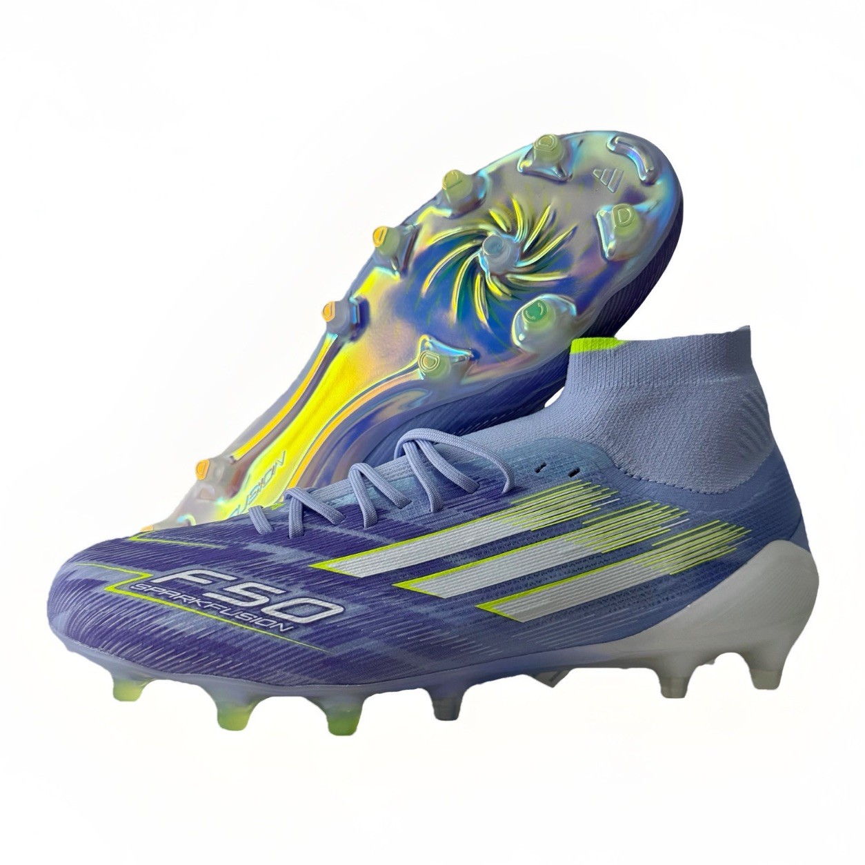 Size 4.5 – adidas Womens F50 Sparkfusion Elite Mid FG/AG Blaze Pack JH7648 (New)