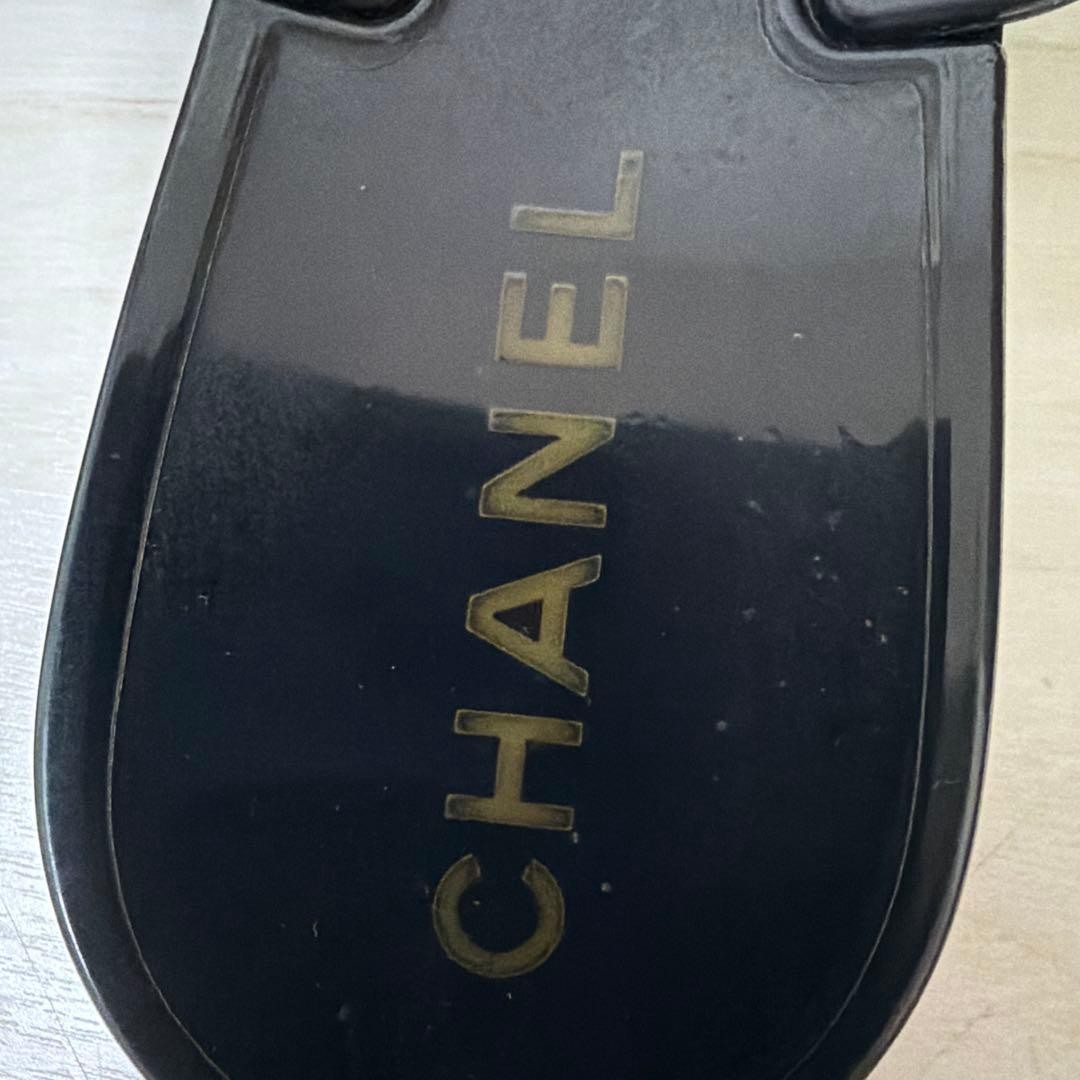 CHANEL Camellia Sandals Size 36 23cm Beach Footwear Excellent Condition