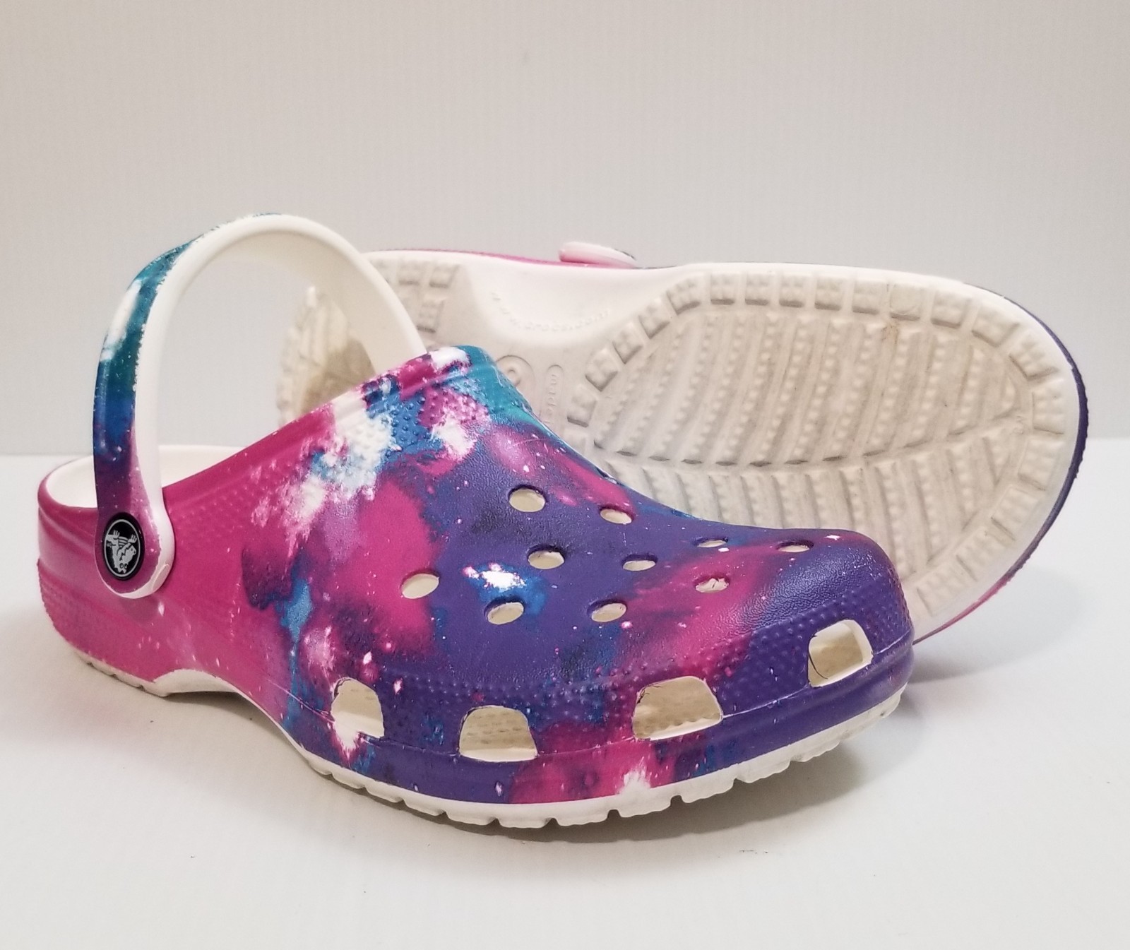 Crocs Baya Seasonal Printed Clog Galaxy Croc Sandals Men’s Size 5 Women’s 7