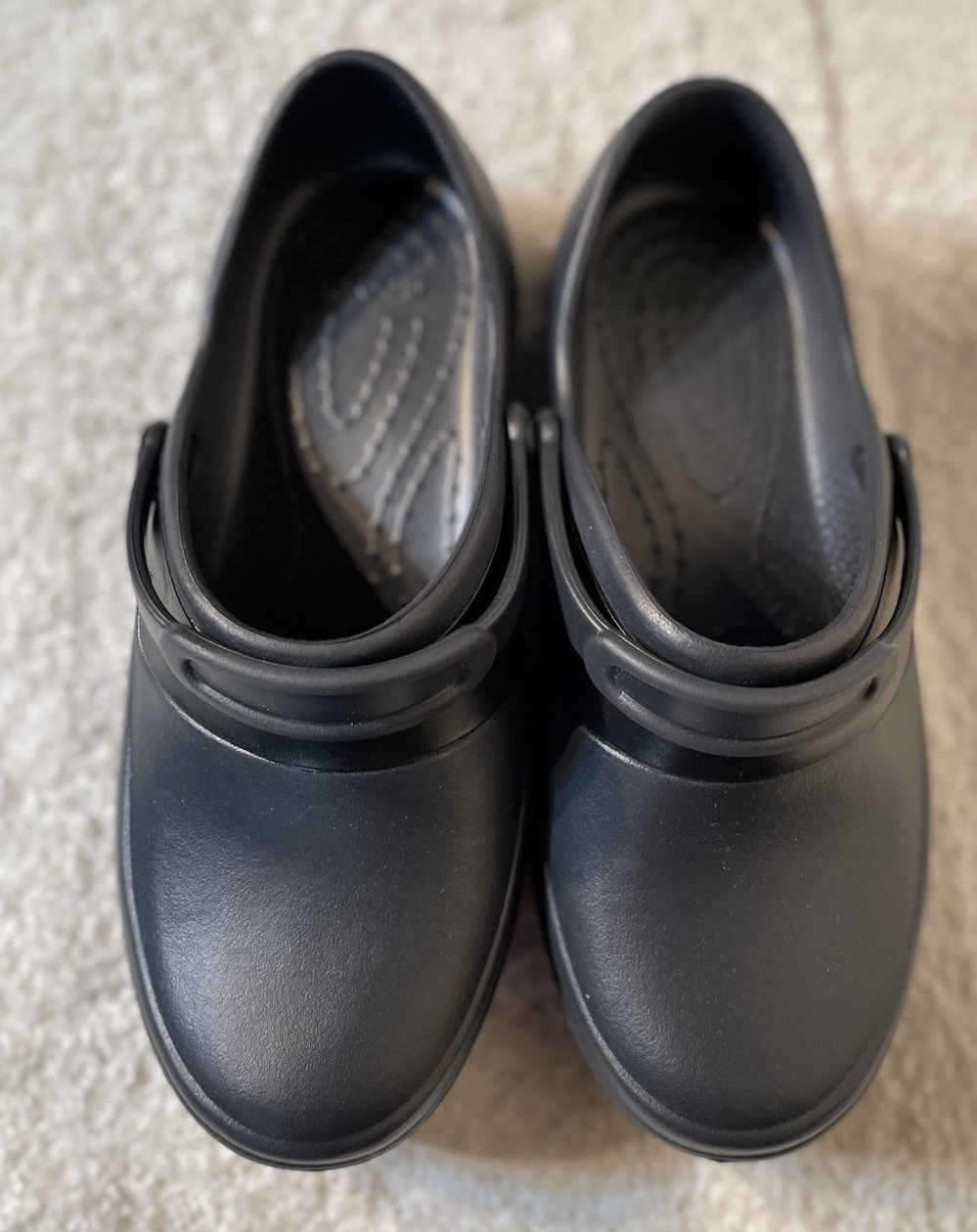 NWOB Crocs Classic All-Terrain Crocband All Black Clogs Women’s Size 8 -NEW-