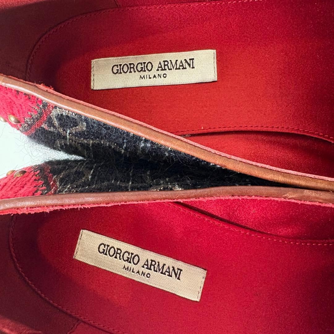 GIORGIO ARMANI loafers size 23cm not available in Japan made in Italy size 36