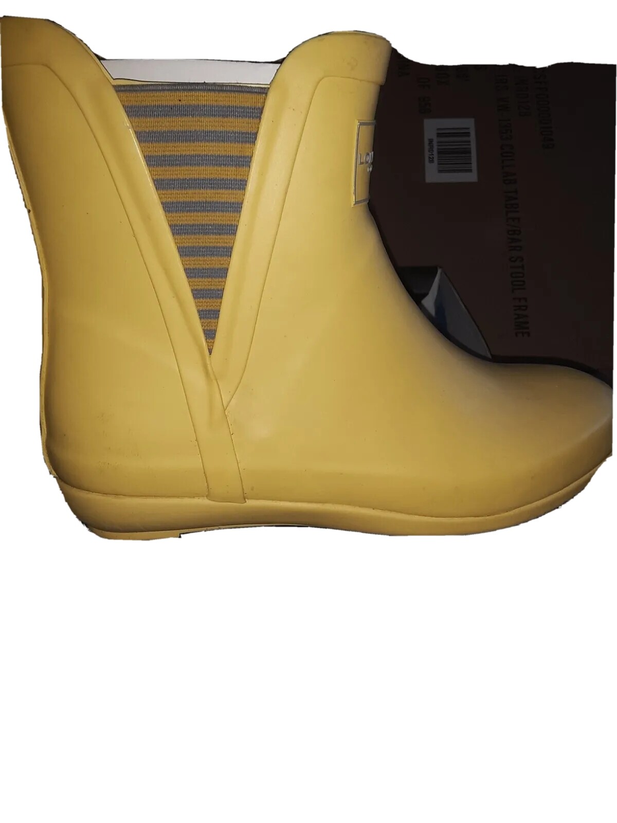 London Fog Piccadilly Rain Boots, Women’s Size 10 M, YELLOW MSRP $50, shelf00Q