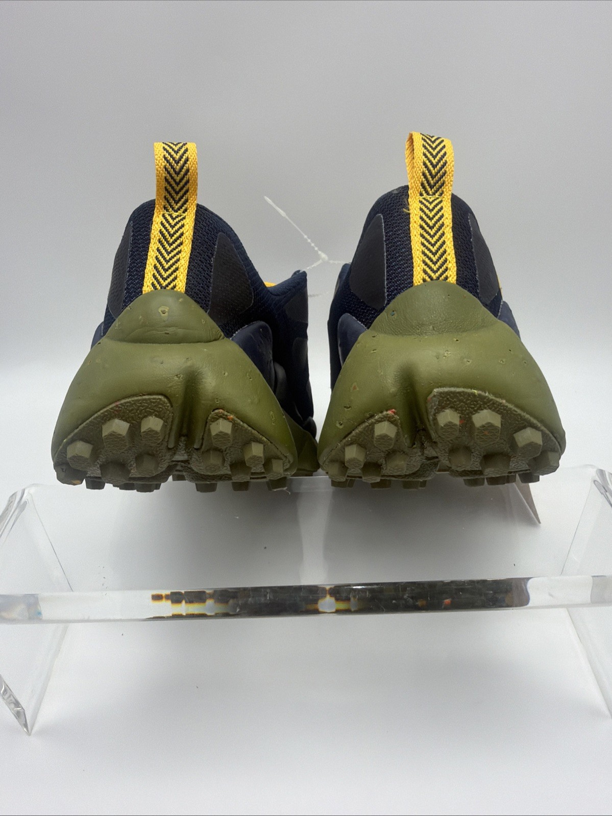 NEW HOLO Women Nephelae Sneakers Navy Blue Yellow Recycled Eco Trail Shoes 7