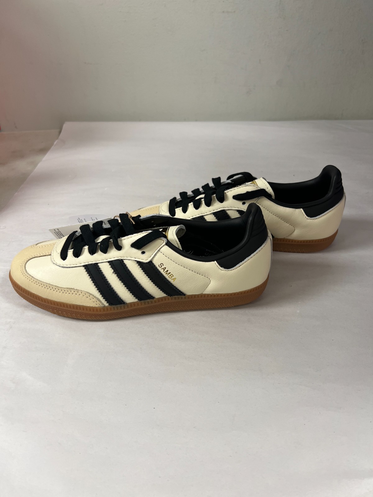 Women’s adidas Samba OG Cream White Sand Strata SZ 7.5 ID0478