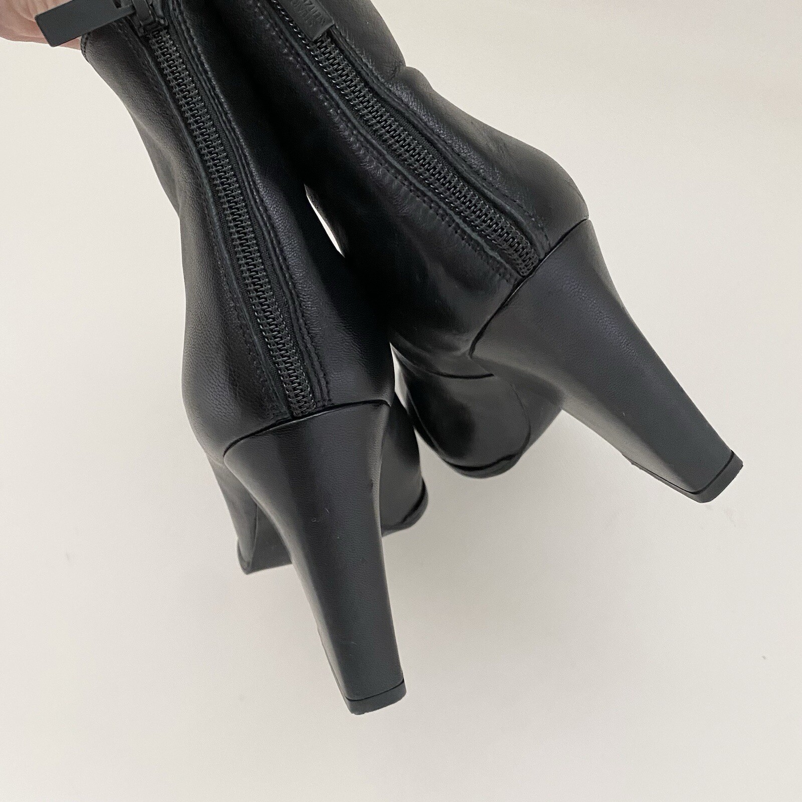 Stuart Weitzman Nappa Leather Bedford Ankle Booties