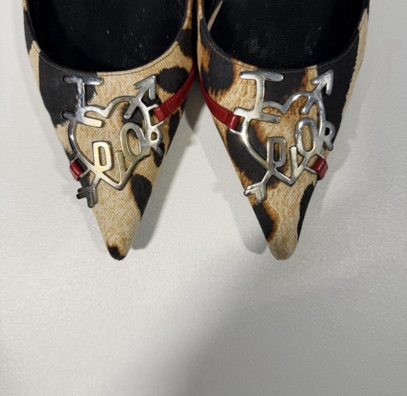 Dior Women’s Leopard Animal Print Ballet Flats