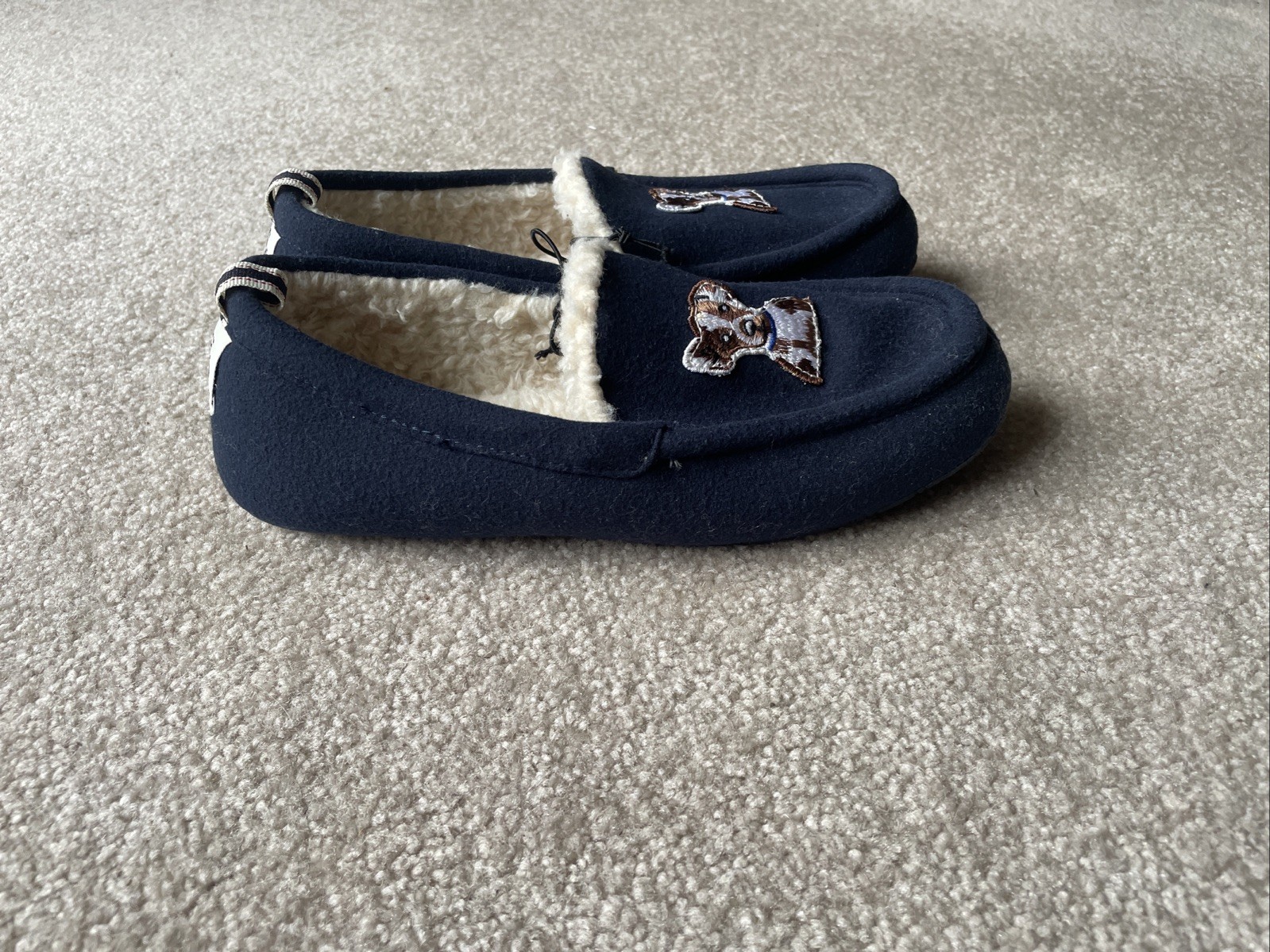 ED ELLEN DEGENERES Winslett Lagoon Limited Edition Dog Collection Slippers M 7/8