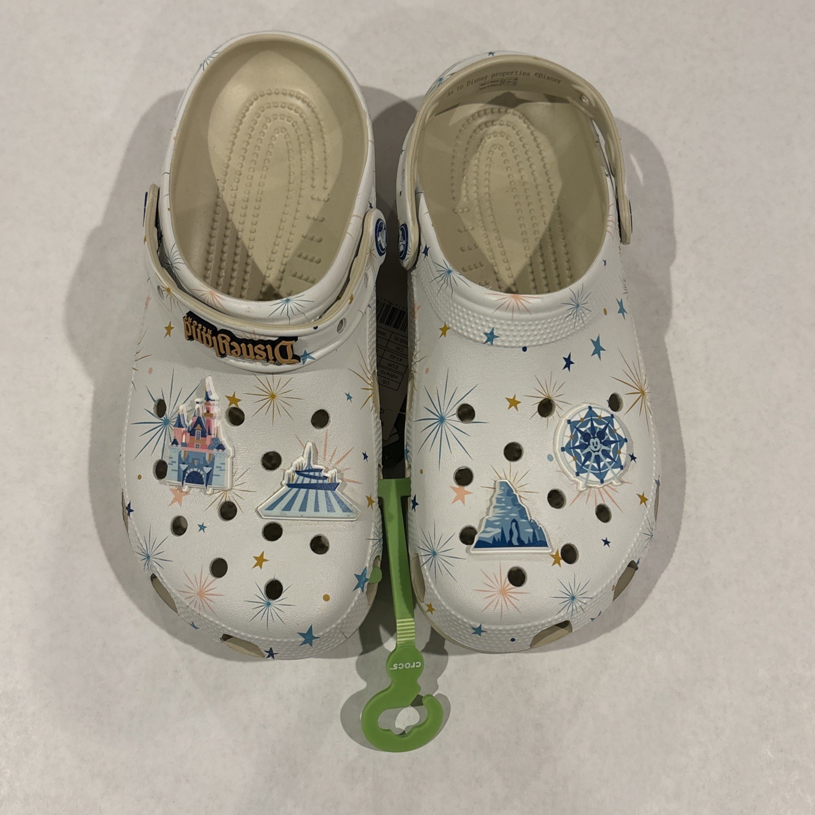 Crocs Disneyland Walt Disney World Park Icons Clogs Size M8 W10 – New No Box