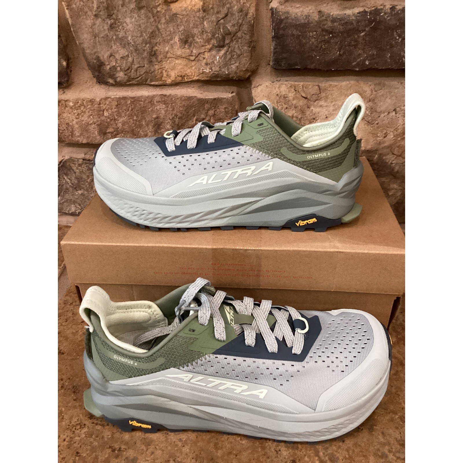Altra Olympus 6 Womens Trail Running Shoes Gray Shadow AL0A85NK223-085 Size 8.5