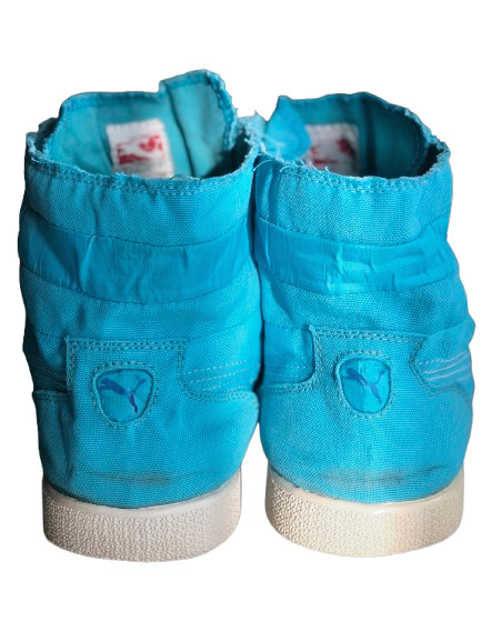 Puma First Round Safari «Blue Atoll / White / Team Violet» Size 40.5