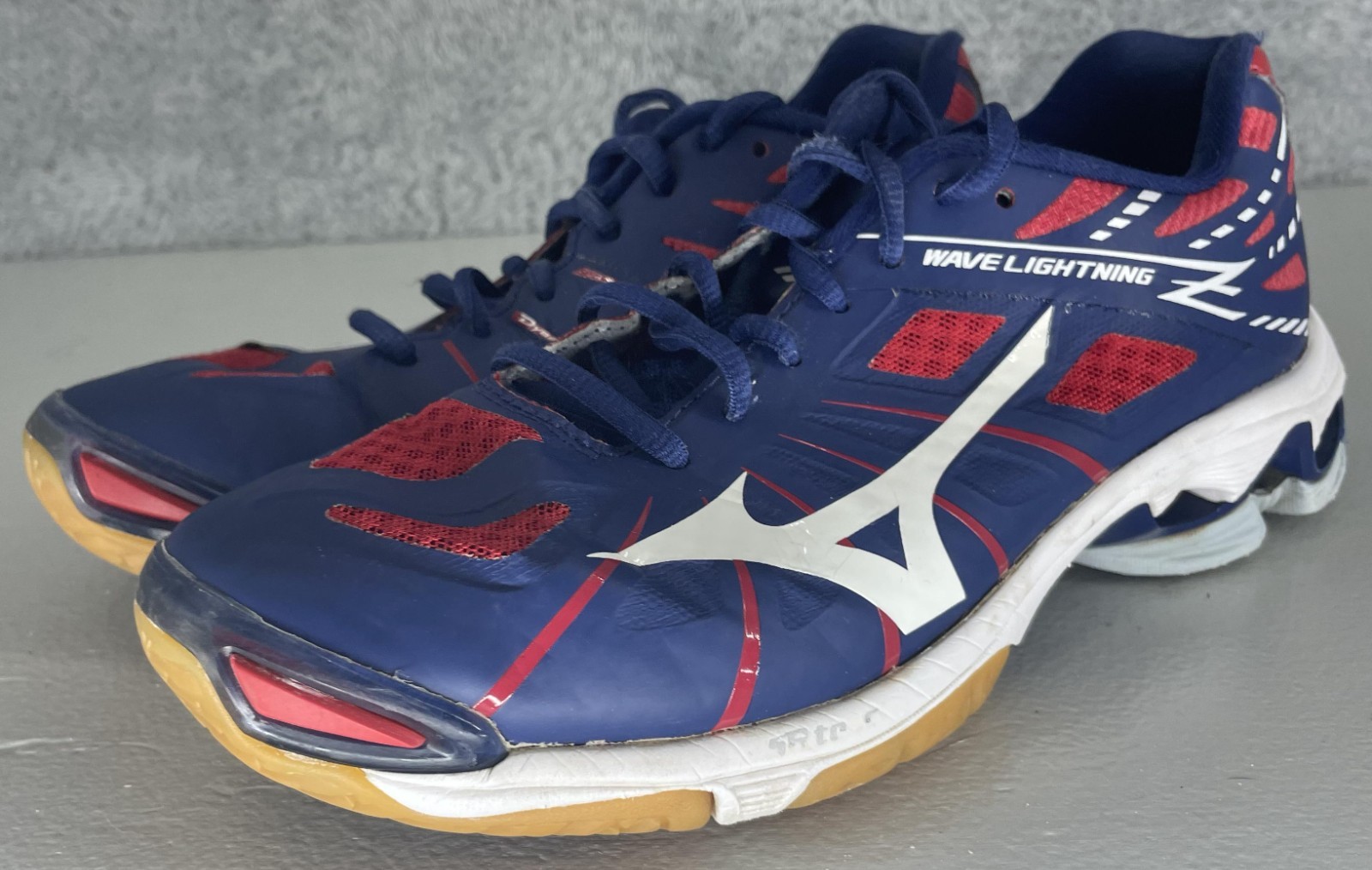 Mizuno Women’s Wave Lightning Z Indoor Volleyball Shoes Red/Blue US Size W 8