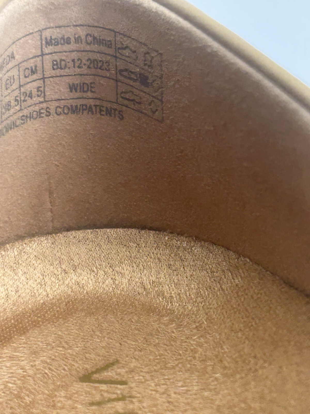 Vionic Alameda Camel Tan Leather Size 8 Used