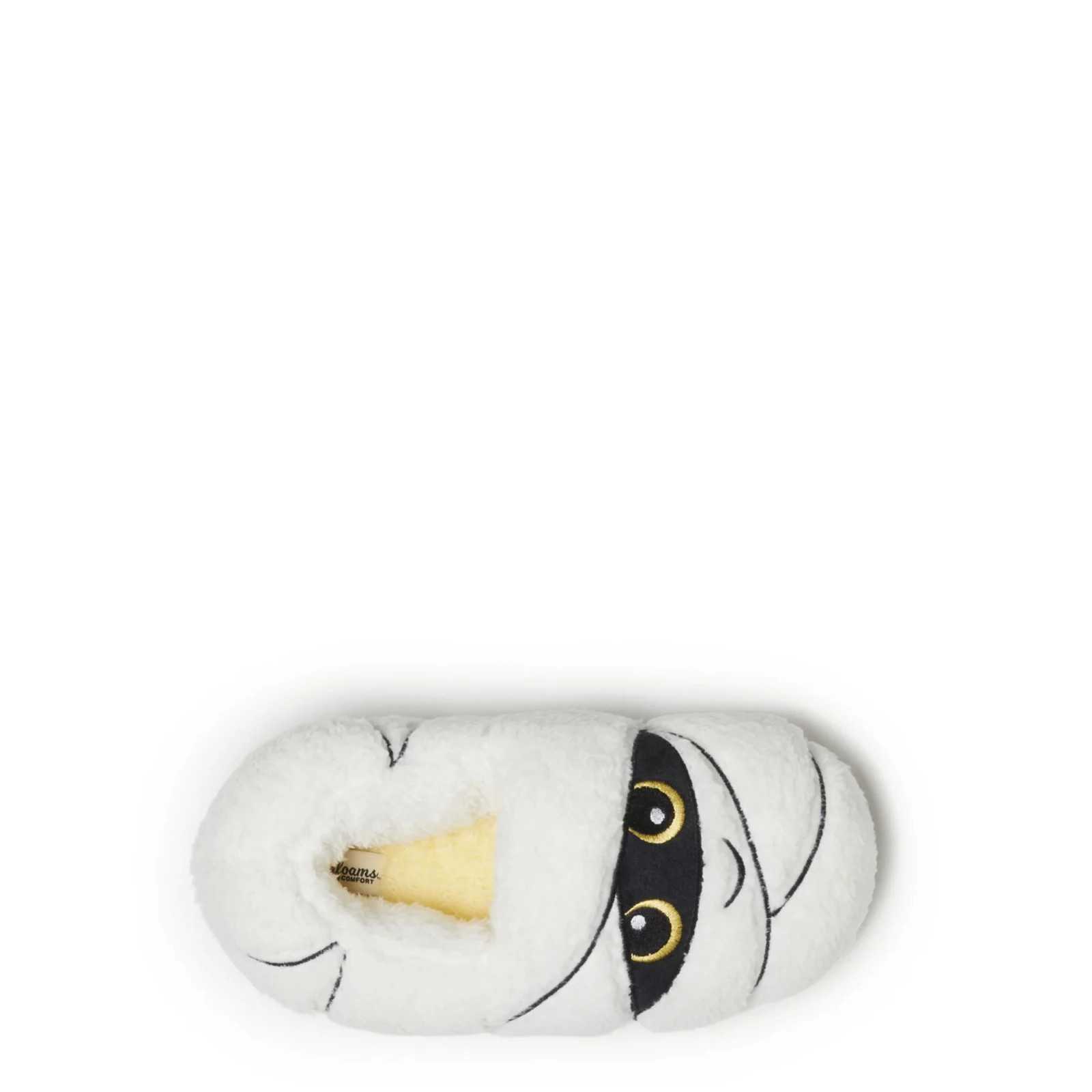 Dearfoams Cozy Comfort Halloween Mummy Closed Back Slippers (W 11-12 / M 9-10)