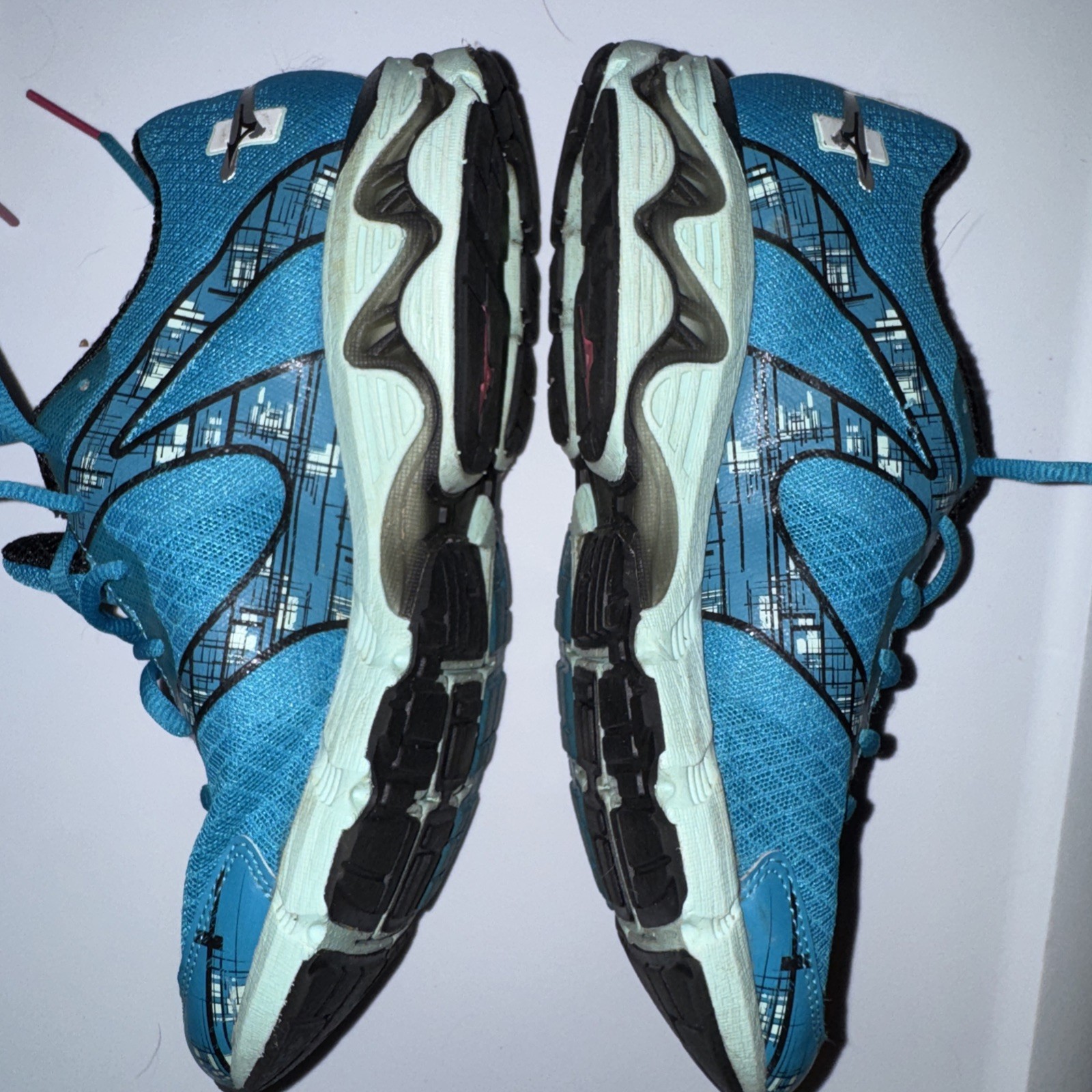 Mizuno Wave Inspire 10 Running Shoes Synthetic 410575 Blue/Mint Women Size W9