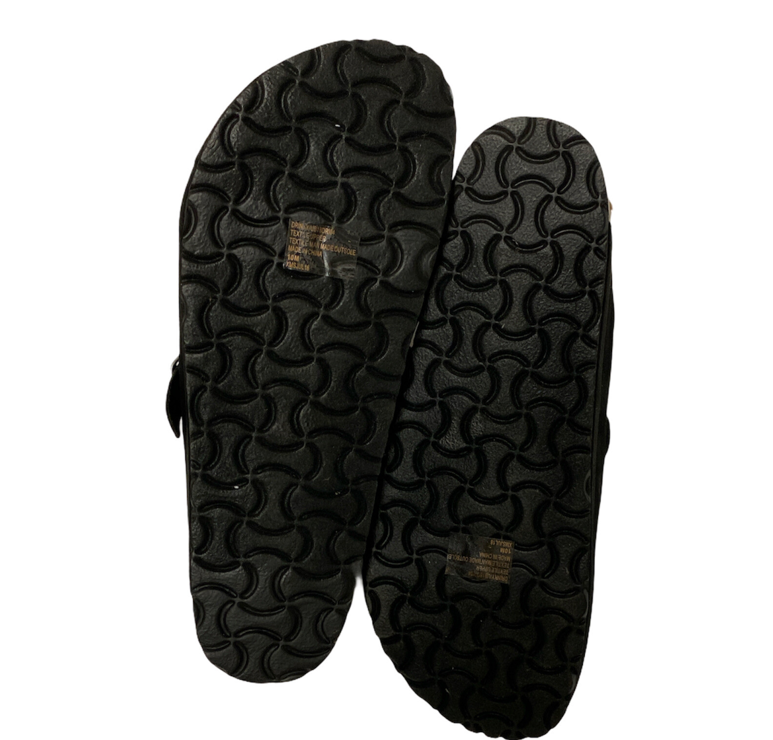 Unionbay Womens Comfort Flat Slip On Buckle Brown Drinky Clogs Size US10