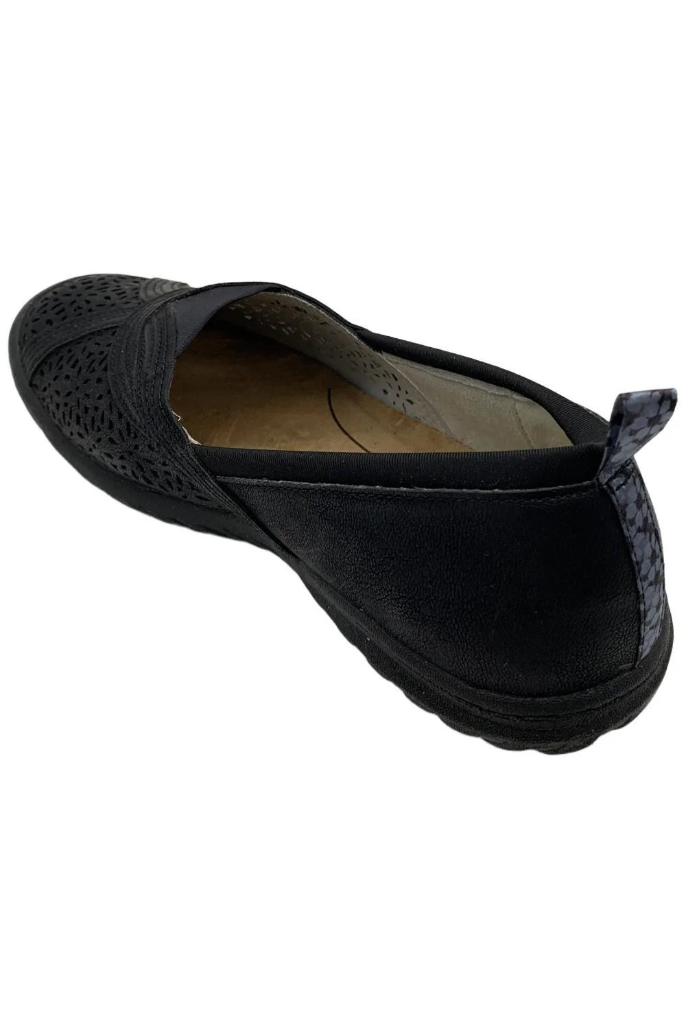 JBU Women’s Peony Casual Step-In Comfort Shoe Black