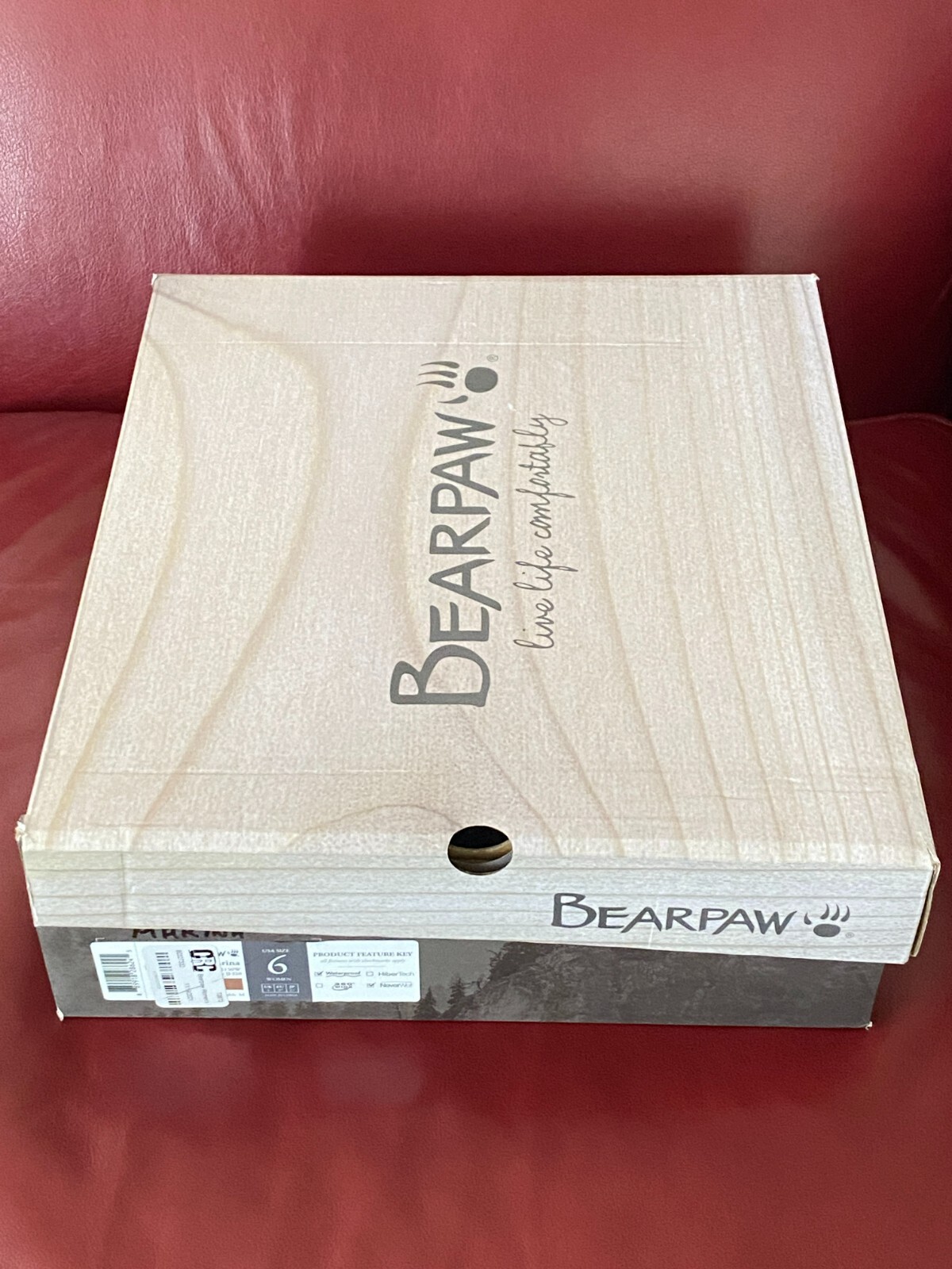 $100 BEARPAW🐾 Marina Boots | Nylon & Leather Upper | Wool Blend | Hickory | 6
