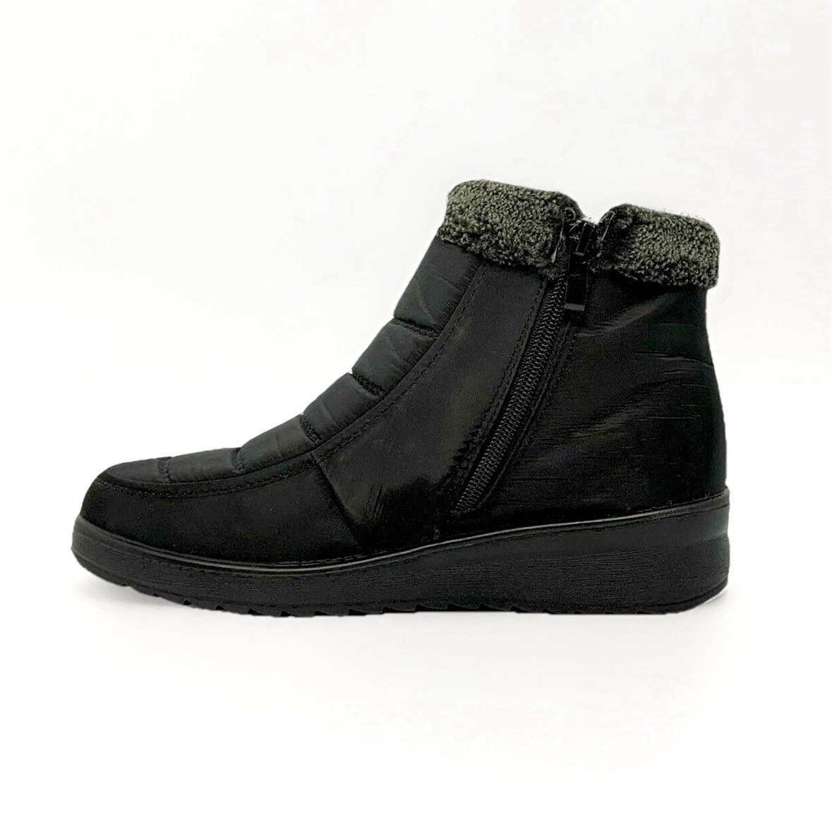 Dodo BOT50 Women’s Black Dress Plush Booties size 7