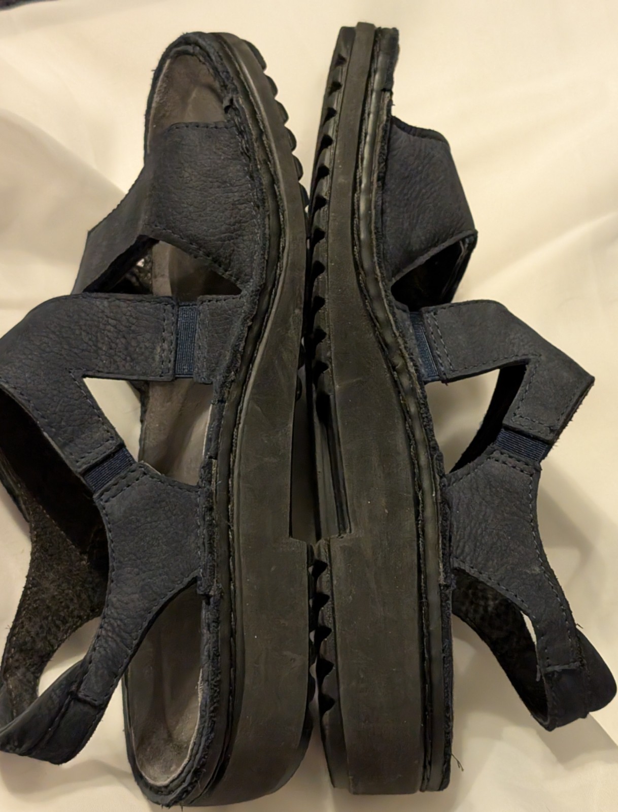 Naot Women’s Navy Blue Leather Ankle Strap Sandals EU 37 US 6 – 6.5
