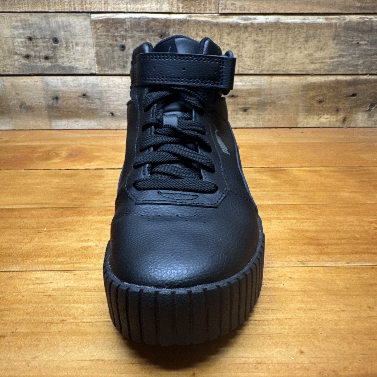 Puma Carina 2.0 Mid Women’s 5.5 Shoes All Black Fashion Dance Sneakers 385851-01
