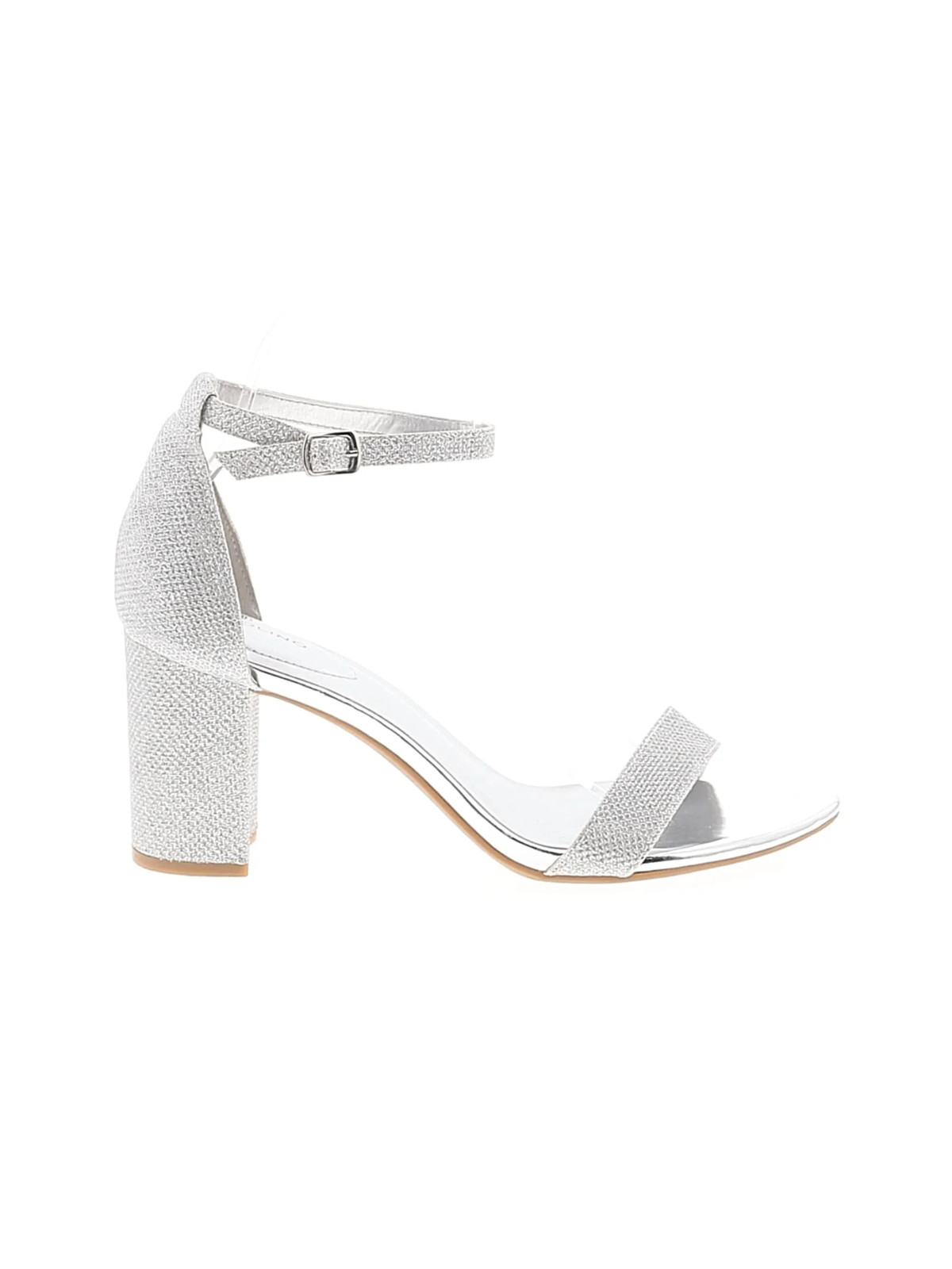 Bandolino Women Silver Sandals US 9