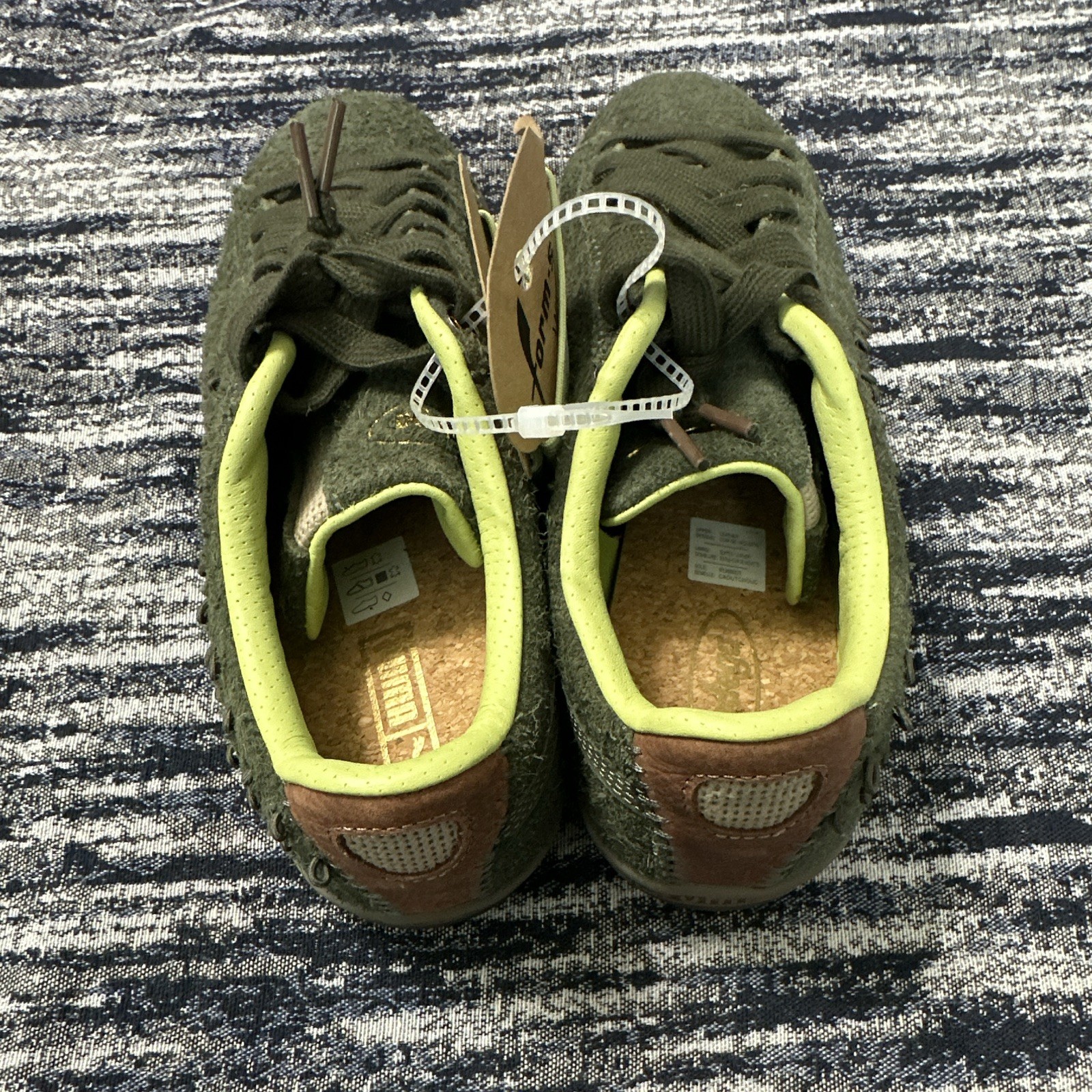 PUMA Bodega Low Top Men’s Green Moss Lace-Up Athletic Sneakers Size 9.5