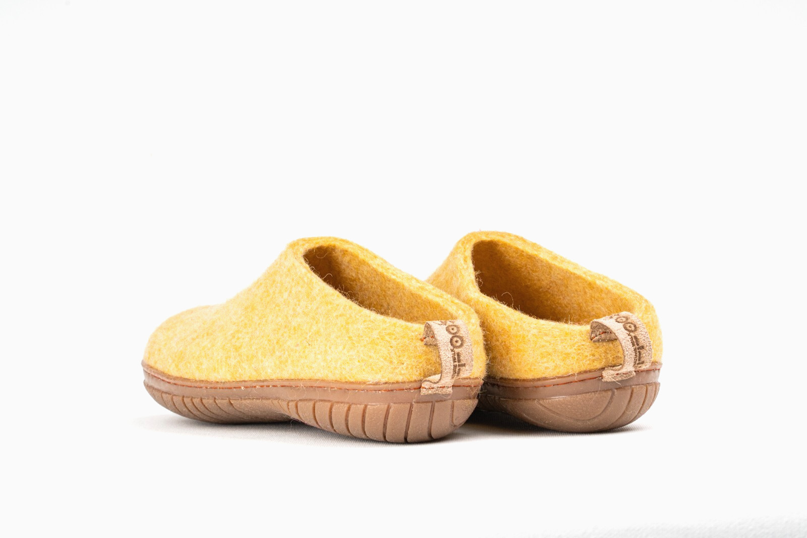 Mustard Outdoor Open Heel Slippers with Durable Rubber Sole for Everyday Comfort
