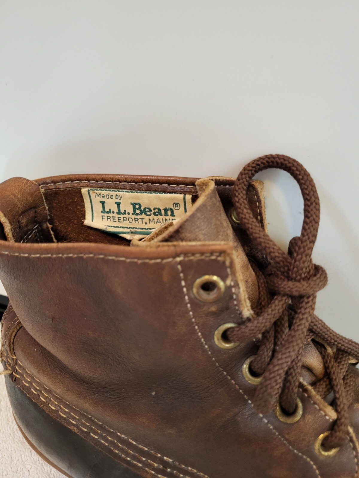Vintage LL Bean Boots Womens 8 Maine Waterproof Hunting Shoe Duck Boot