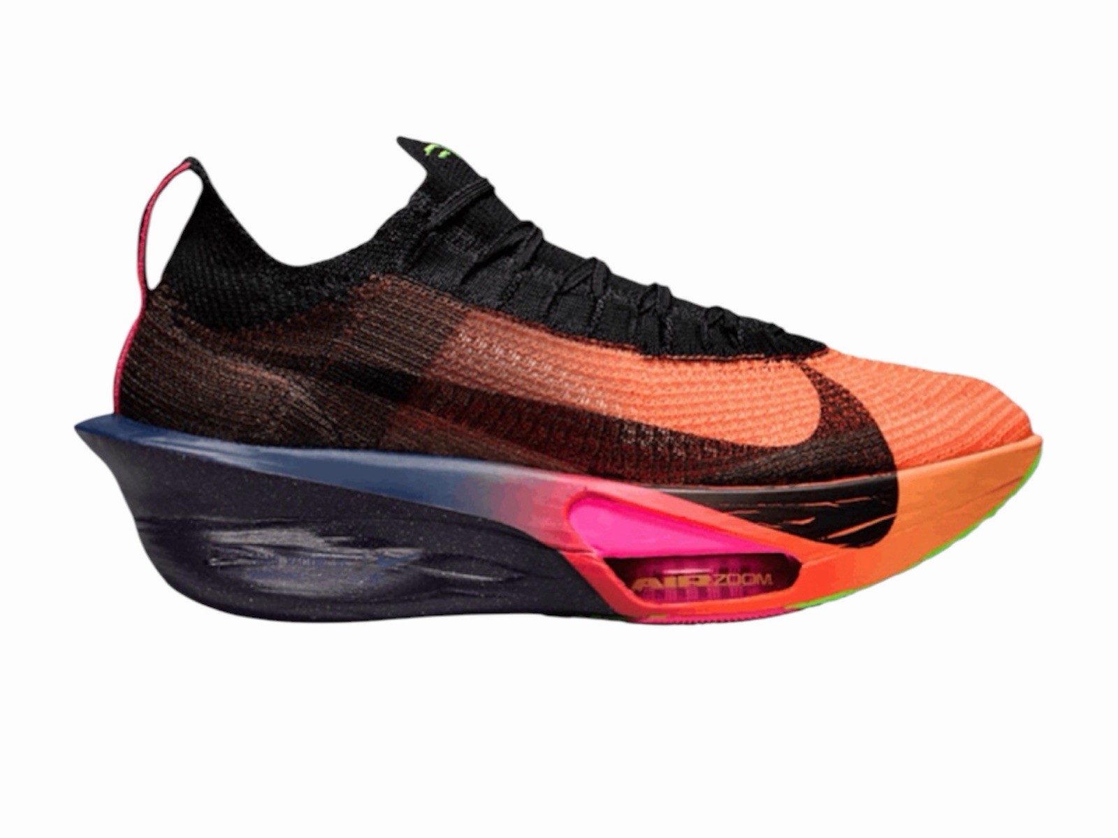 Nike Air Zoom Alphafly Next% 3 Glam Orange Purple IO9559-800 Women’s Size 7.5