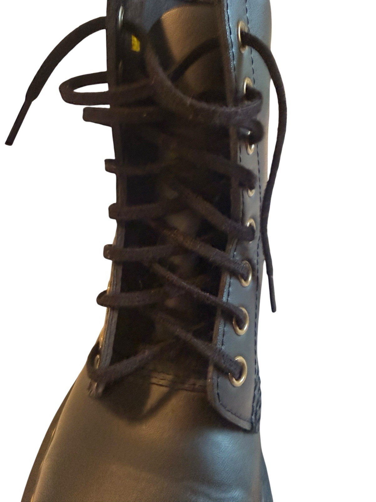 Dr. Martens AirWair 1460 Vegan Black 8-Eye Boots Women’s Combat Shoes US Size 5