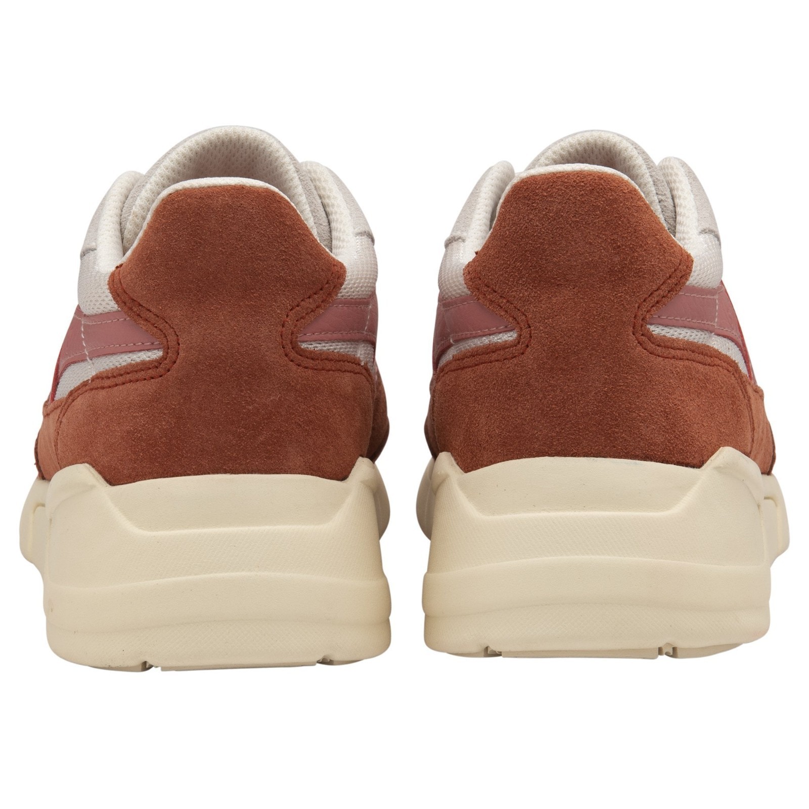 New Gola Classics Women’s Tempest Sneakers Off White/Orange Spice/Coral Pink